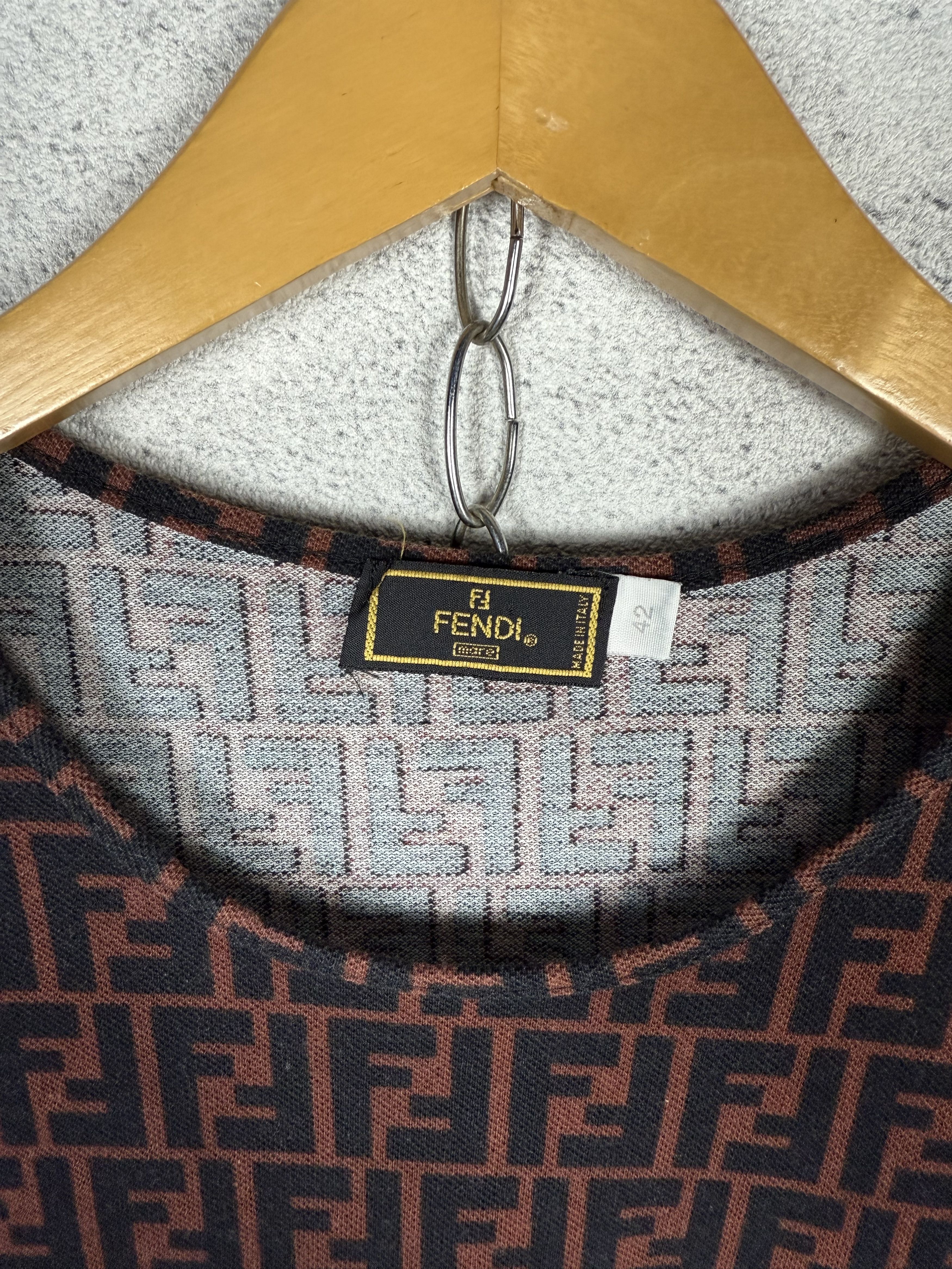 Fendi Vintage Fendi Monogram Top Size 42 Size M / US 6-8 / IT 42-44 - 5 Thumbnail
