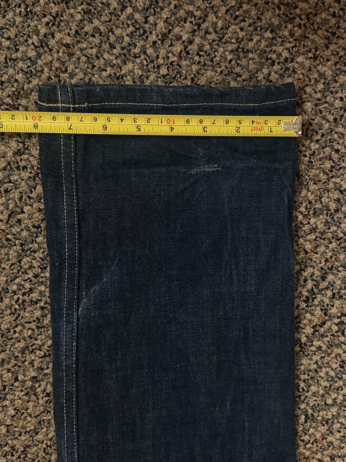 Japanese Brand HeeBee RARE Japanese Selvedge 14 oz denim 31x32 Size US 31 - 11 Thumbnail