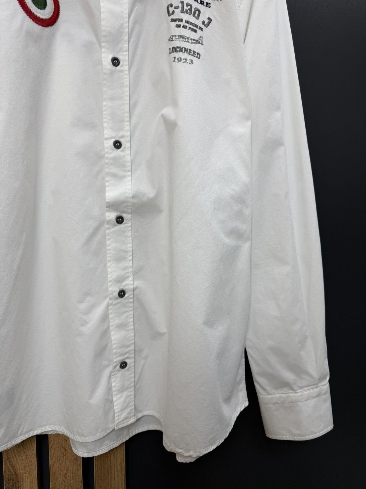 Aeronautica Militare Aeronautica Militare Long Sleeve Shirt White Size XXL Size US XXL / EU 58 / 5 - 7 Thumbnail