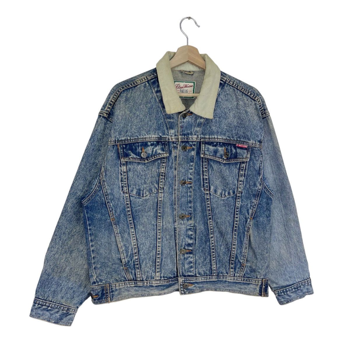 Vintage Classic western Denim Trucker Jacket Size US M / EU 48-50 / 2 - 3 Thumbnail
