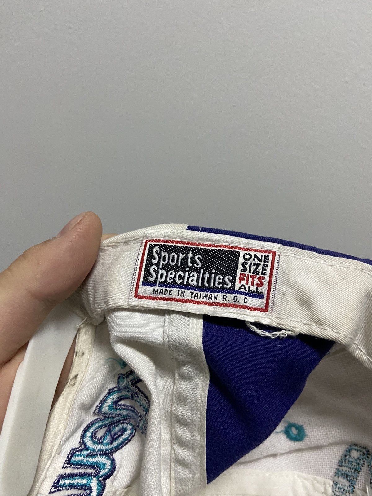 NBA × Vintage Charlotte hornets cap big logo vintage NBA Size ONE SIZE - 7 Thumbnail