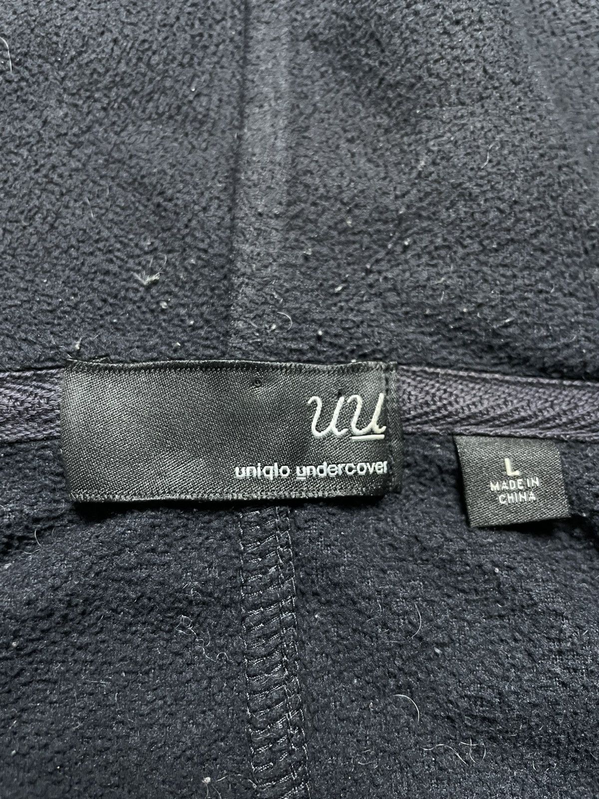 GU × Undercover GU Undercover Fleece Zip Hoodie Size US L / EU 52-54 / 3 - 5 Thumbnail