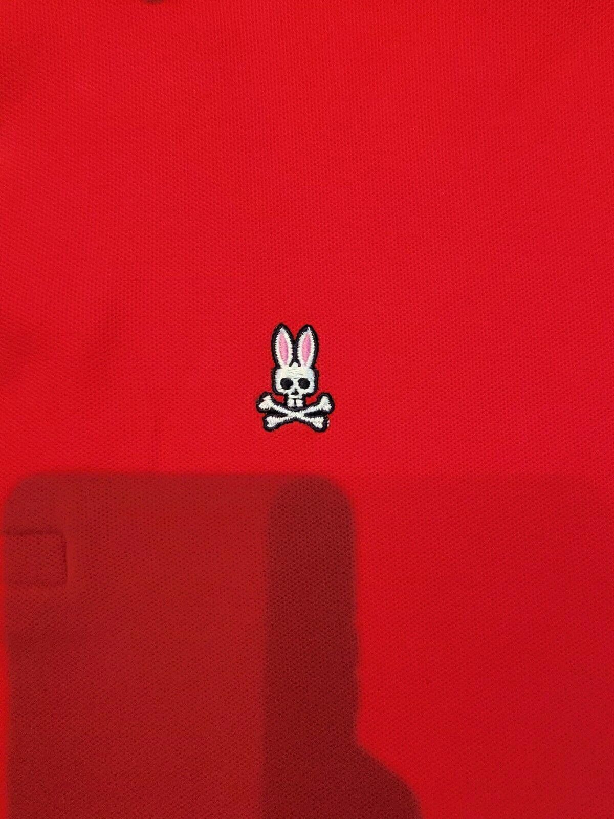 Psycho Bunny PSYCHO BUNNY NWT MEN'S CLASSIC POLO BRILLIANT RED Size US L / EU 52-54 / 3 - 5 Thumbnail