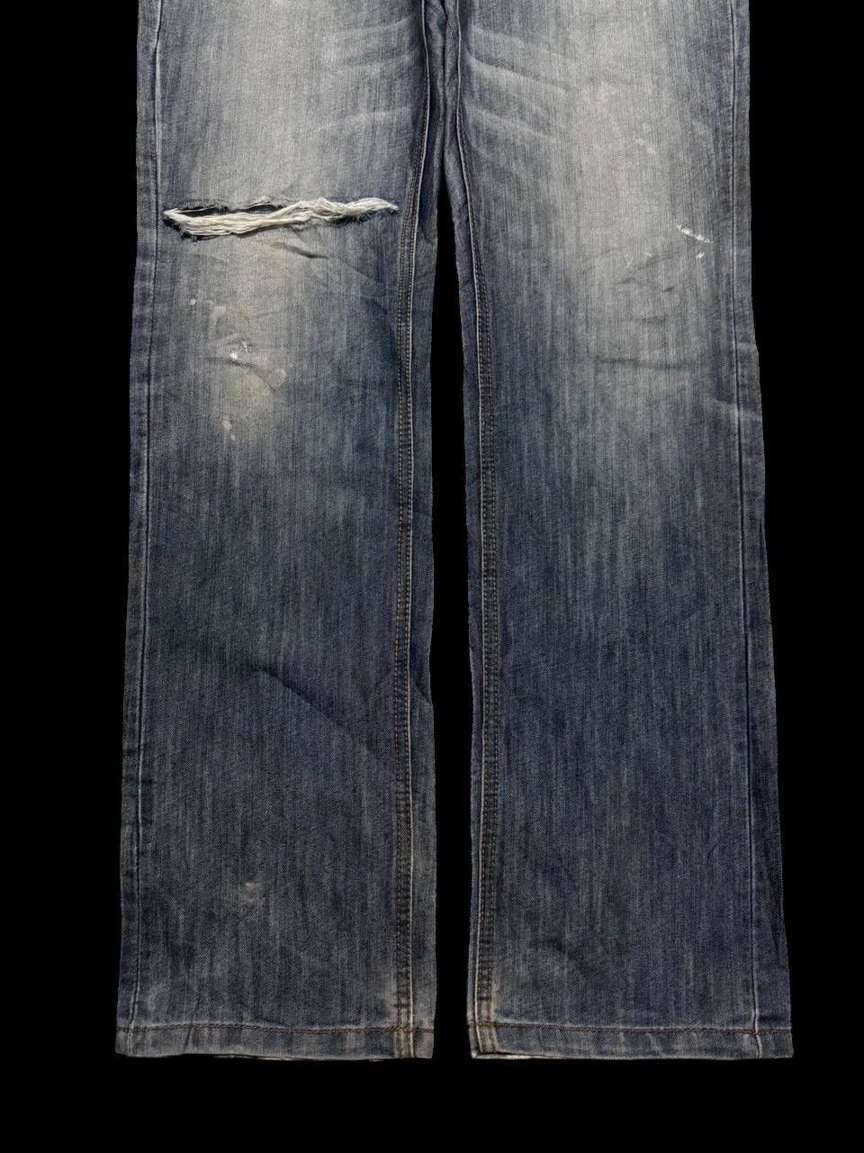 Kapital THRASHED Japanese Jules Denim Regular Faded Distress Ripped Size US 34 / EU 50 - 9 Thumbnail