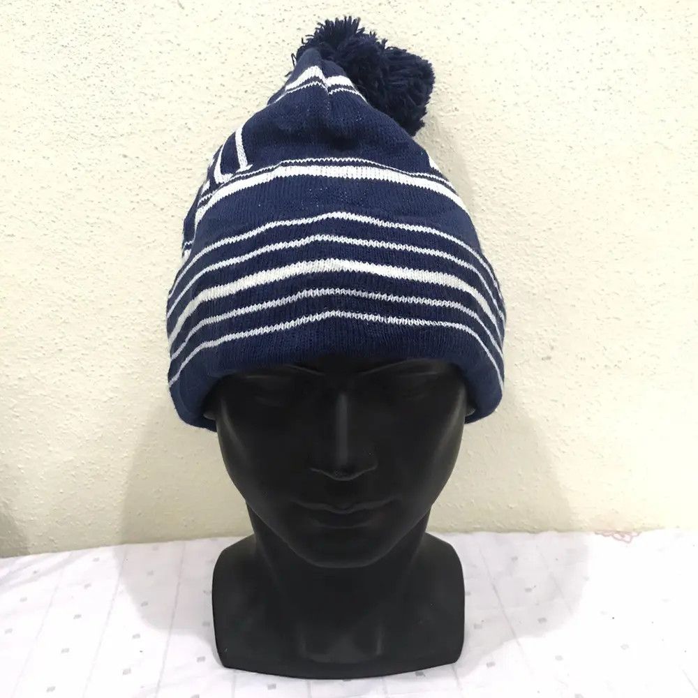 Vintage × Wrangler Wrangler Blue Bell Bobble Beanie Hat Size ONE SIZE - 3 Thumbnail