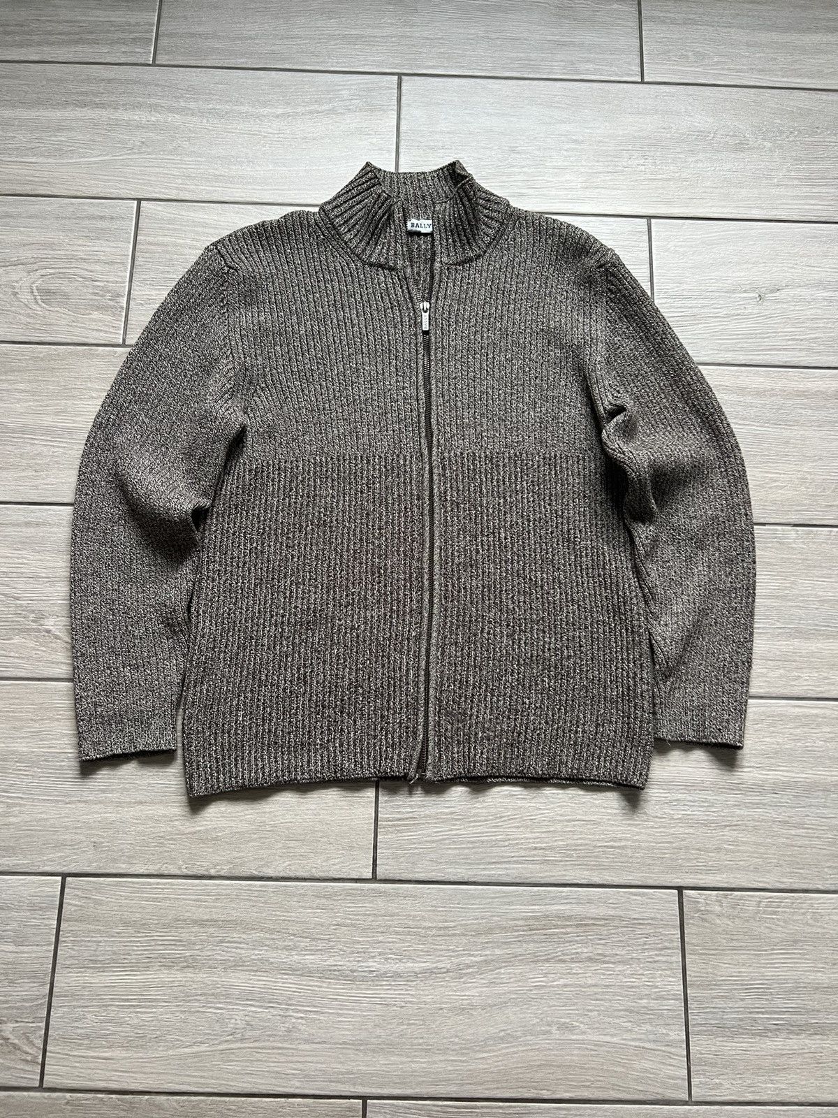 Bally Rare Bally Knit Zip Up Cardigan With Sweater Size US L / EU 52-54 / 3 - 4 Thumbnail
