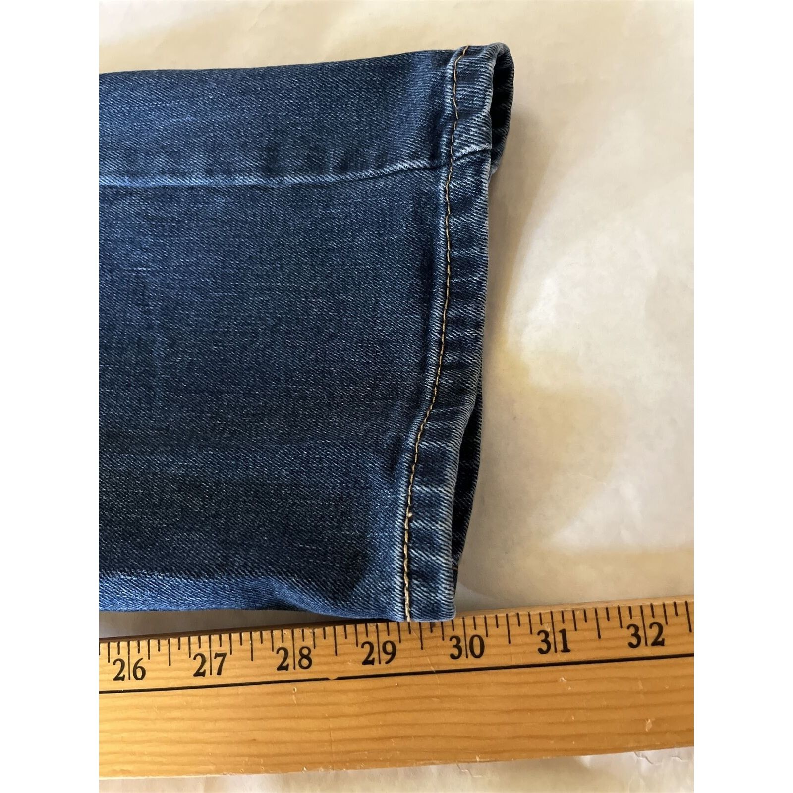 Levi's Levis 505 Jeans Mens 36x30 Dark Wash Denim Cotton Blue Y2K Size US 36 / EU 52 - 6 Thumbnail