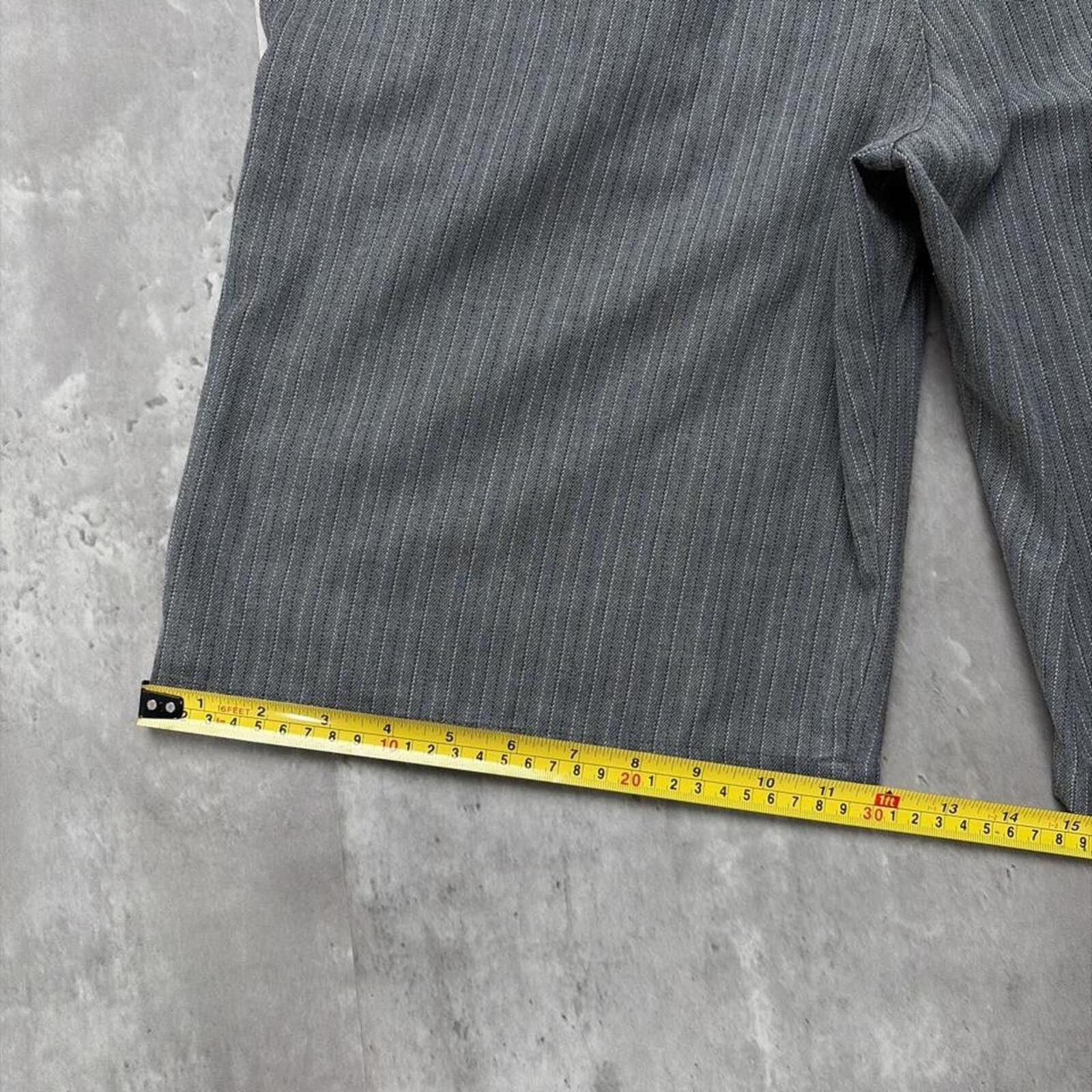 O'Neill Y2K Grey O’Neill Surf Grunge Pinstripe Baggy Skater Shorts Size US 34 / EU 50 - 8 Thumbnail