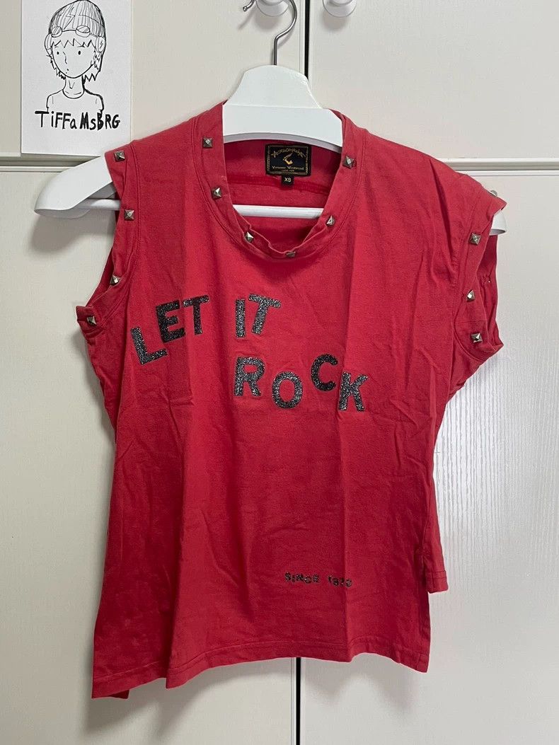Vivienne Westwood Vivienne Westwood Black Label ‘LET IT ROCK’ Red Studs Asym Size XS / US 0-2 / IT 36-38 - 1 Thumbnail