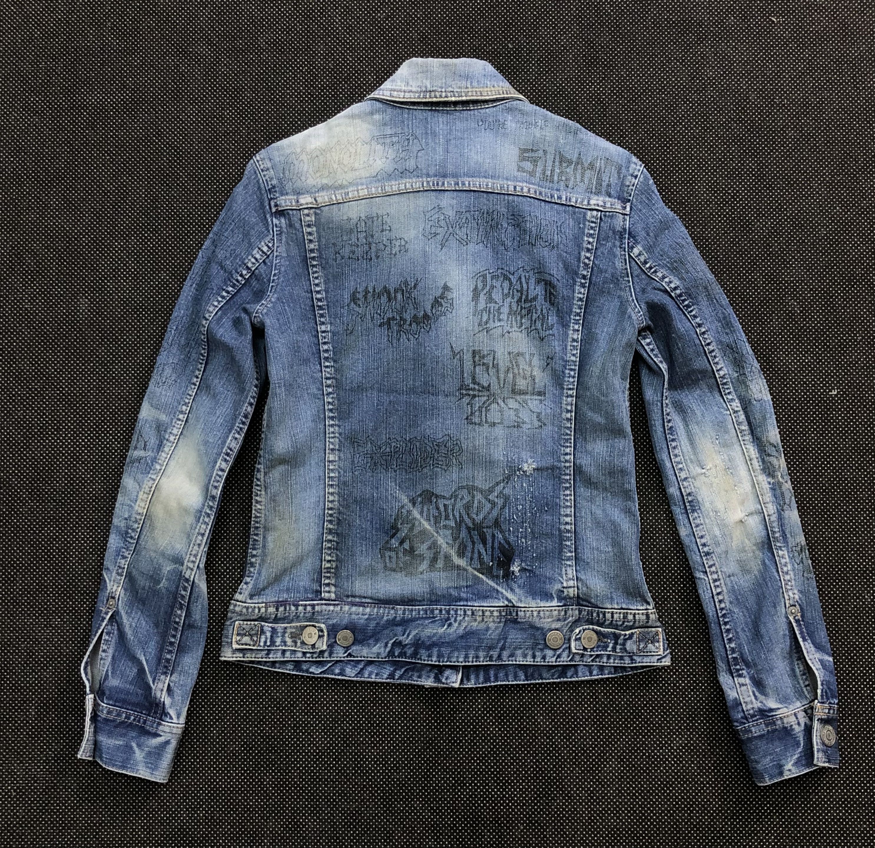 Hysteric Glamour RARE🔥90’S HYSTERIC KINKY JEANS TAKUYA KIMURA DENIM JACKET Size XXS / US 00 / IT 34 - 1 Thumbnail