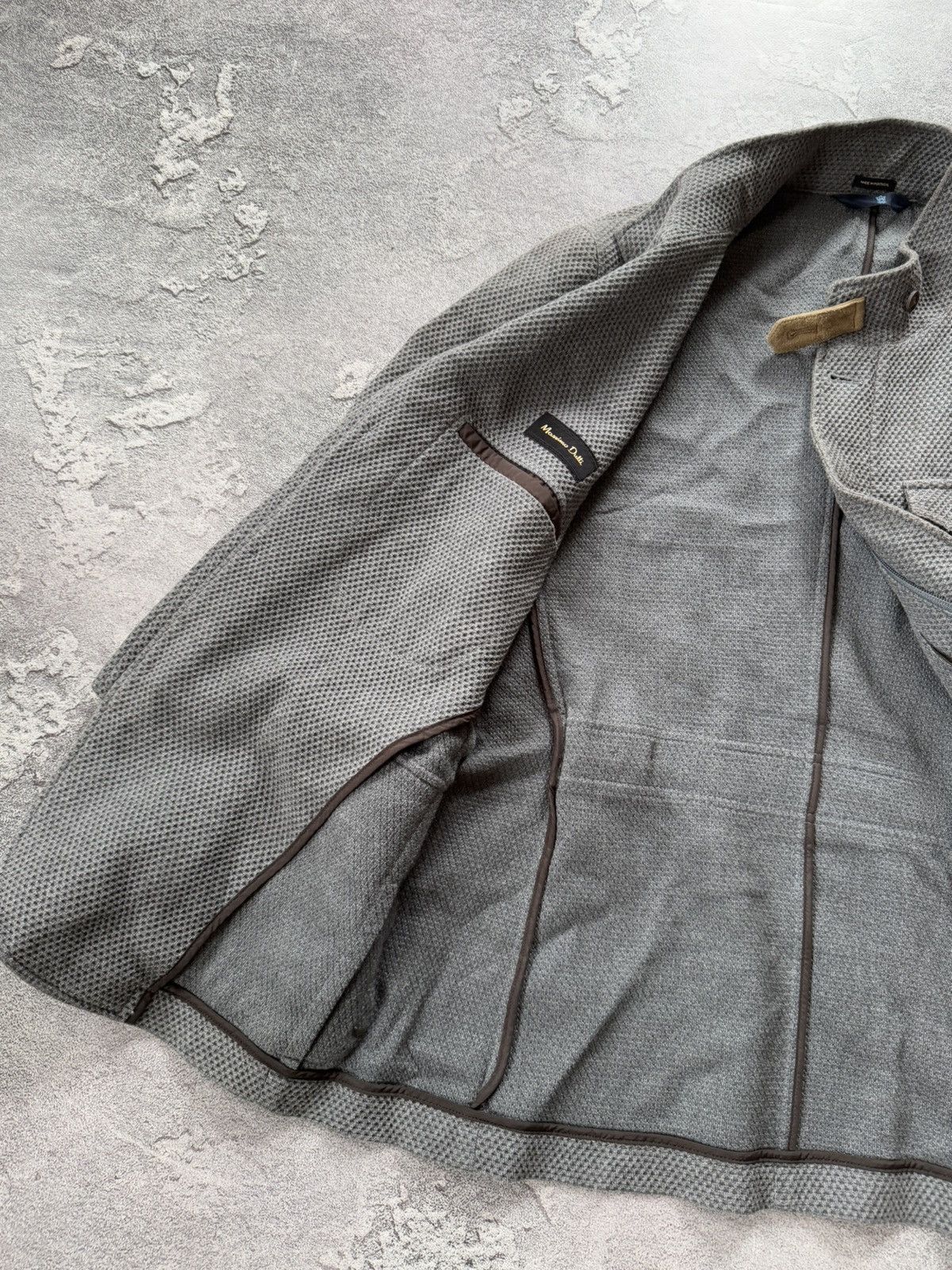 Designer × Massimo Dutti Massimo Dutti EUR52/USA42 blazer button up zip jacket coat Size 42S - 11 Thumbnail