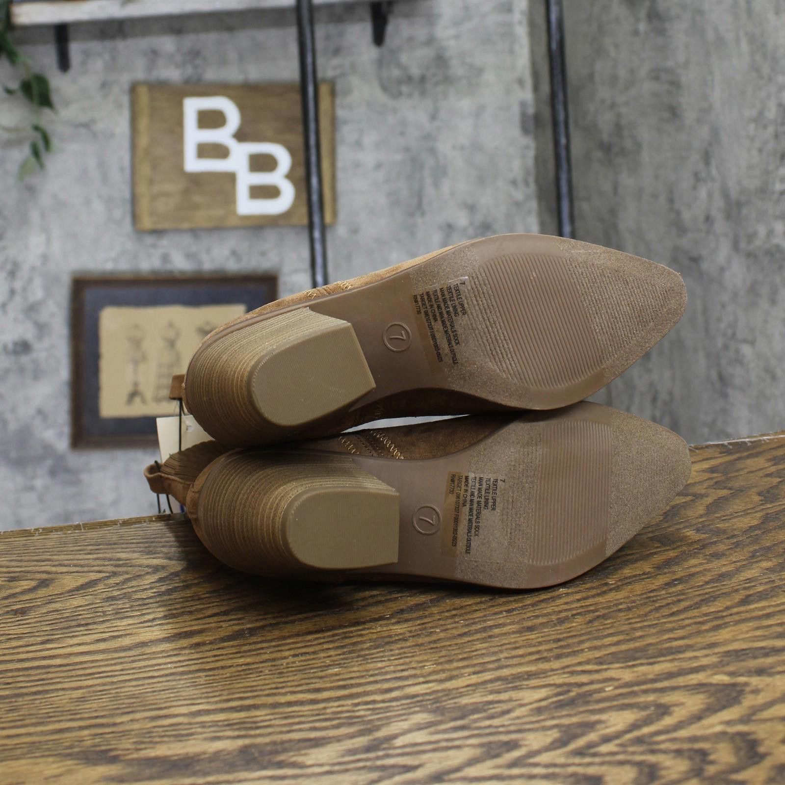 Other Nwt Universal Thread Ankle Boots 88225814 Cognac Brown 7m Size US 7 / IT 37 - 5 Thumbnail