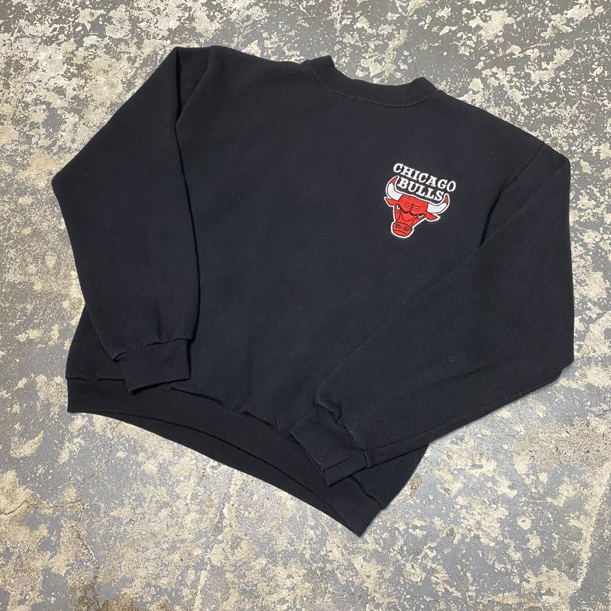 NBA × Vintage Vintage Chicago Bulls Logo 7 Sweatshirt 90s USA Size US XS / EU 42 / 0 - 2 Thumbnail