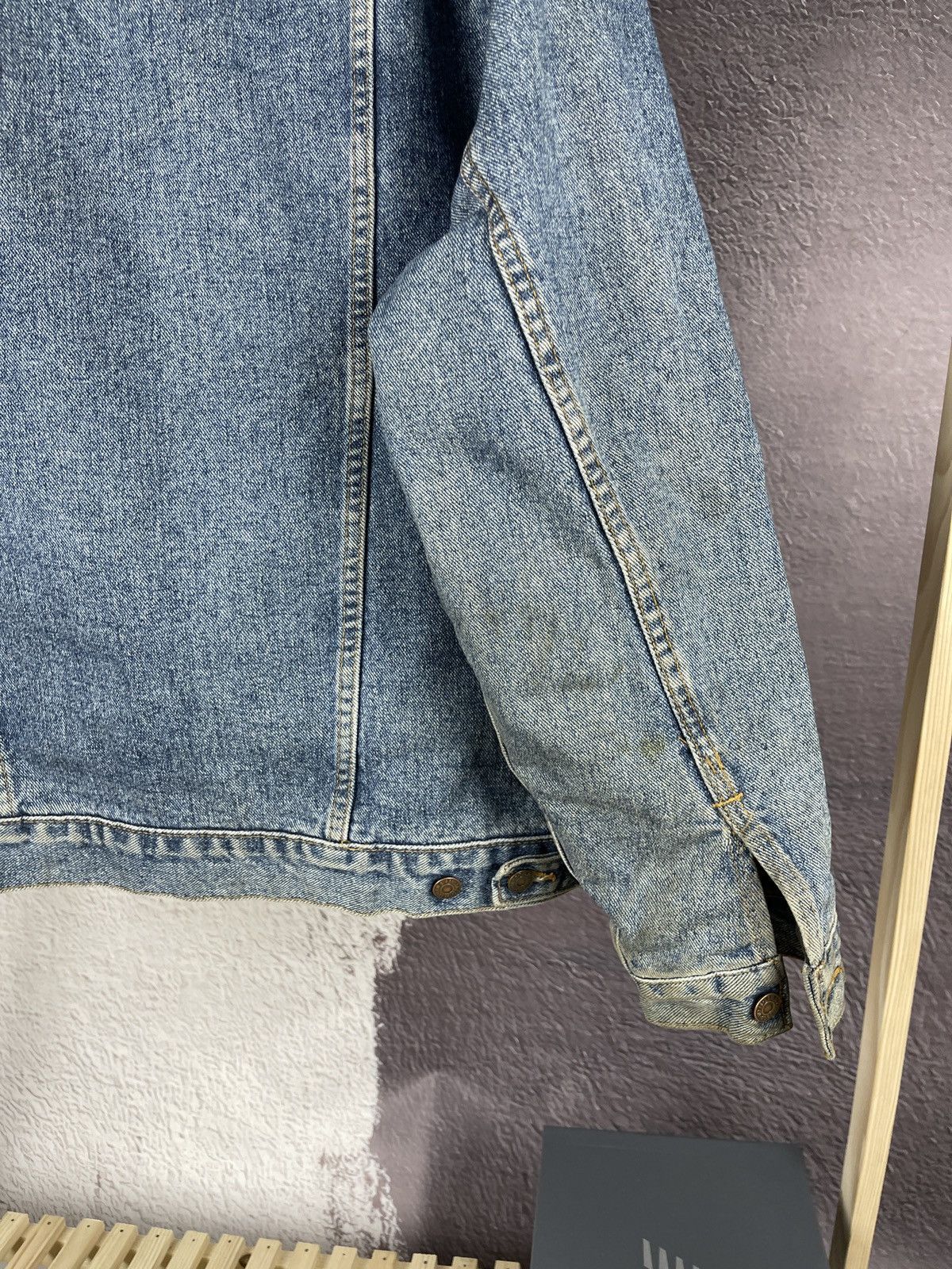 Levi's Levi’s vintage 90s faded checkered lining trucker jacket Size US XL / EU 56 / 4 - 18 Thumbnail