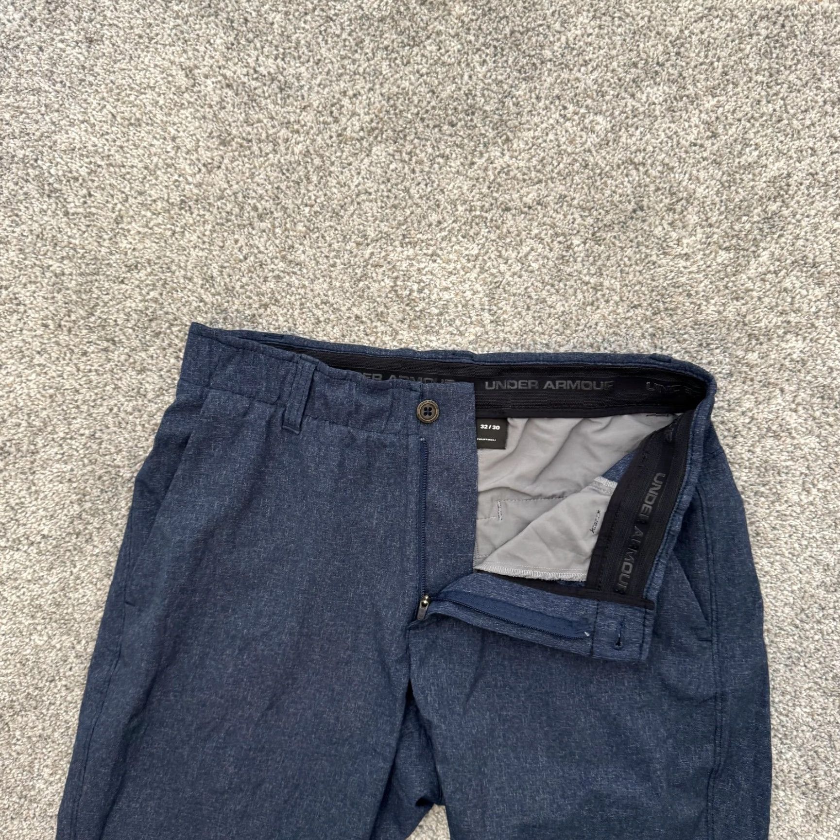 Under Armour Under Armour Pants Mens 30x29 Blue Performance Golf Chino Straight Leg Regular Waist 30 Inseam 29 Flat Front Size 32[x]30 2018 Mens Size US 32 / EU 48 - 5 Thumbnail