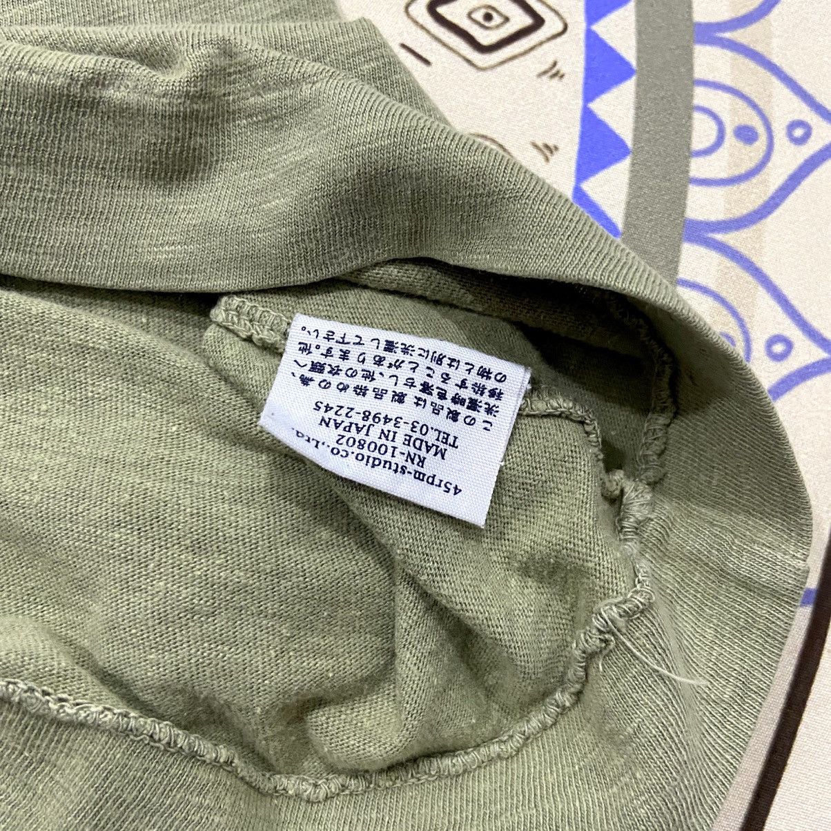 45rpm × Japanese Brand × Vintage Vintage 90s 45rpm Spellout 3/4 Sleeve Size US S / EU 44-46 / 1 - 6 Thumbnail