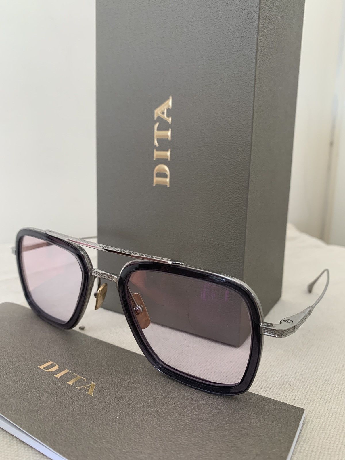 Dita Dita Flight 006 Sunglasses Tony Stark Downey Ironman Eyewear Size ONE SIZE - 1 Thumbnail