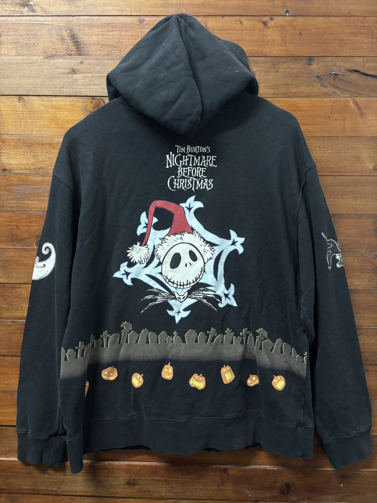 Disney Vintage tim burtons nightmare before christmas hoodie Size US L / EU 52-54 / 3 - 5 Thumbnail