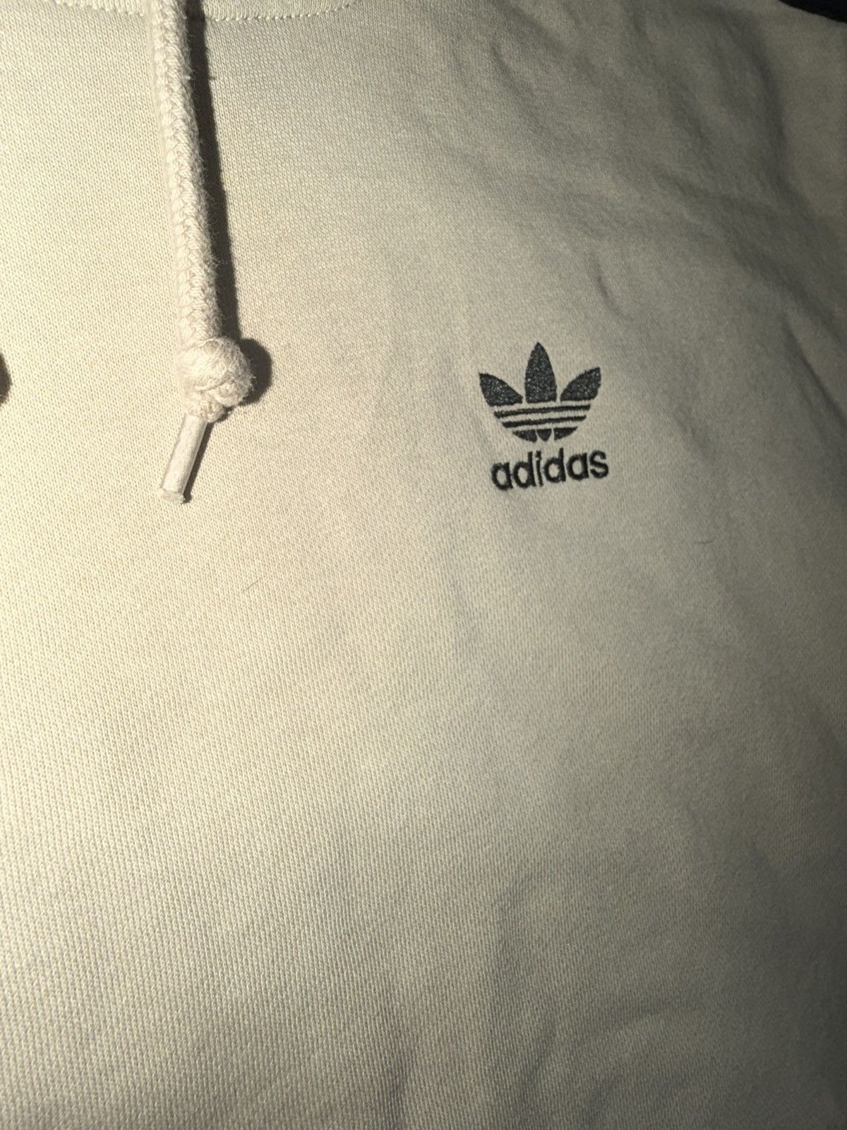Adidas Adidas originals 3 stripe embroidered trefoil pullover beige Size US XS / EU 42 / 0 - 3 Thumbnail