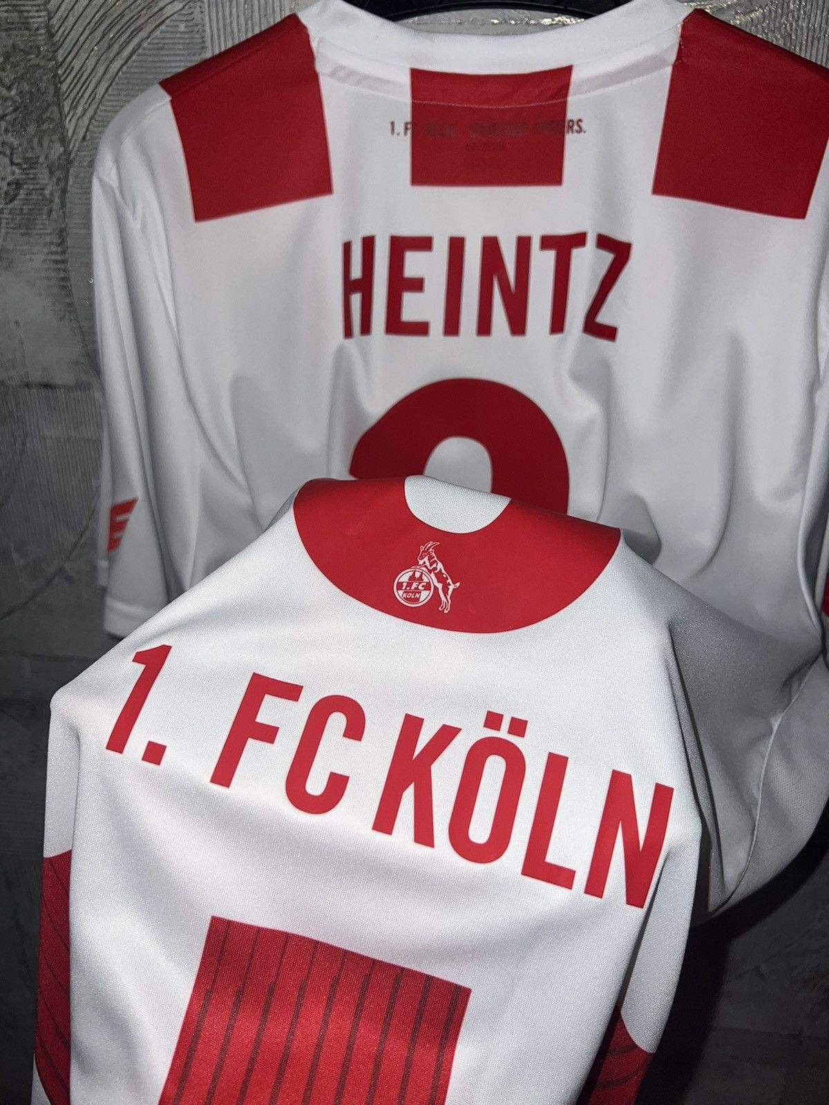 Erima × Vintage 1 Fc Koln Erima Rewe Jersey White Red Heintz 3 Size US L / EU 52-54 / 3 - 8 Thumbnail