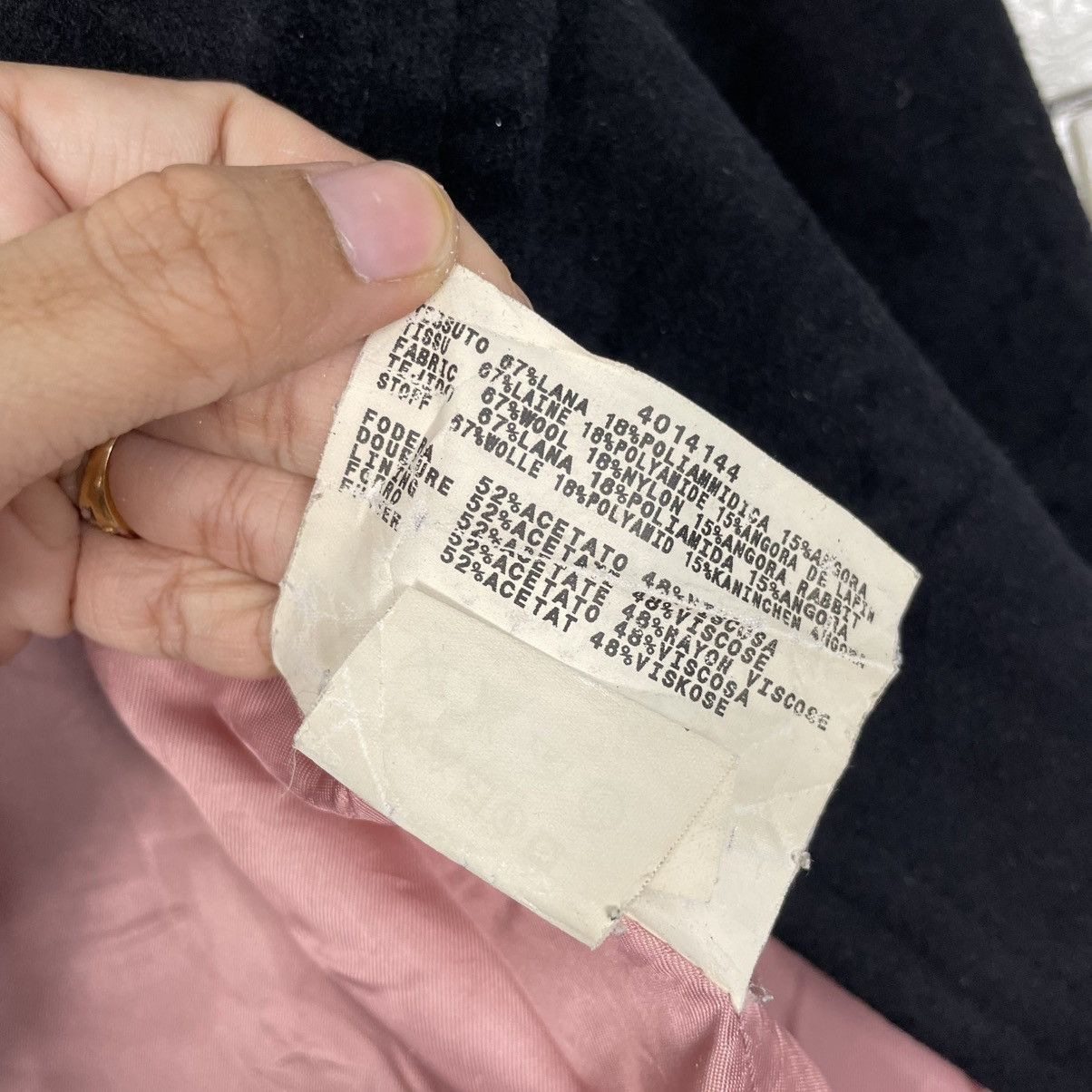 MAX&Co. Max & Co Women Black Overcoat Made In Italy Size S / US 4 / IT 40 - 18 Thumbnail