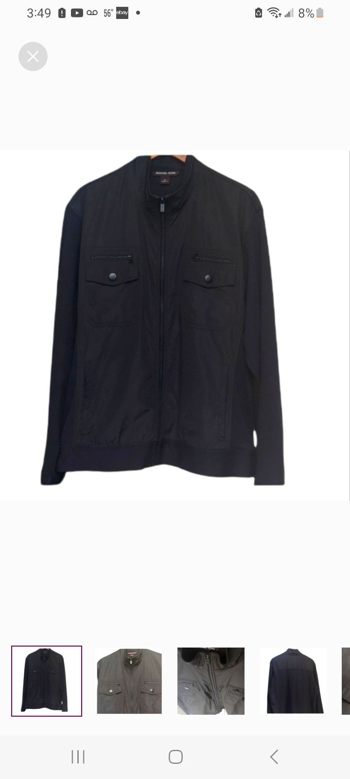 Michael Kors Michael Kors Black light Jacket Size US XL / EU 56 / 4 - 1 Thumbnail