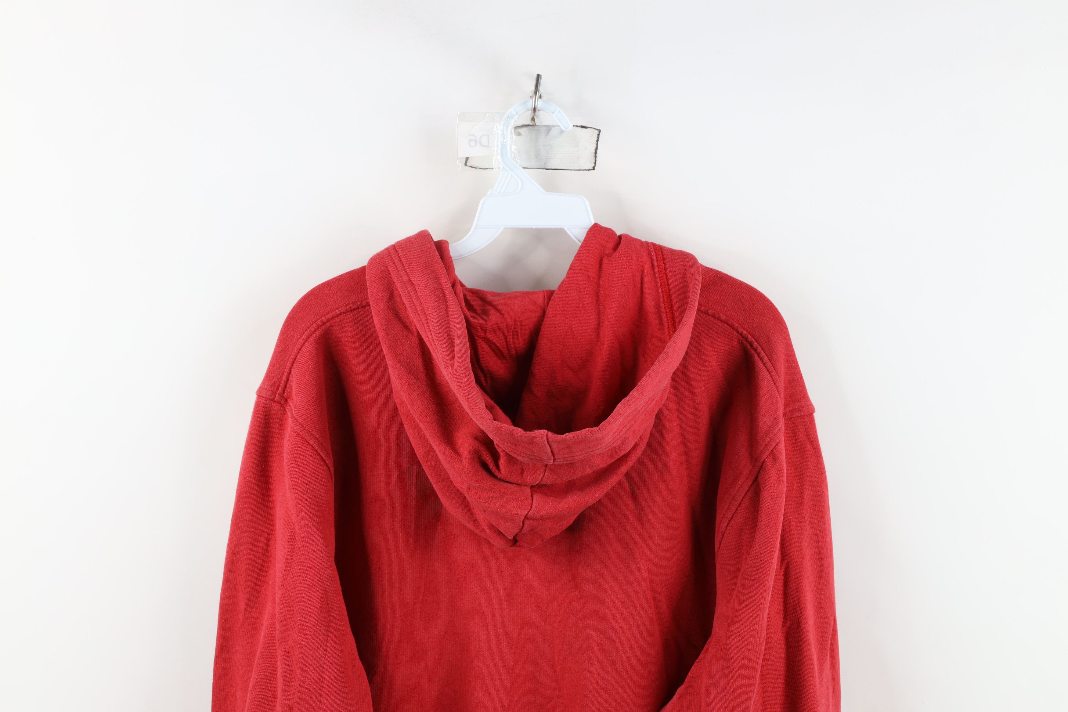 Nike Vintage Y2K Nike Scott Mini Swoosh Hoodie Sweatshirt Red Size US M / EU 48-50 / 2 - 12 Thumbnail