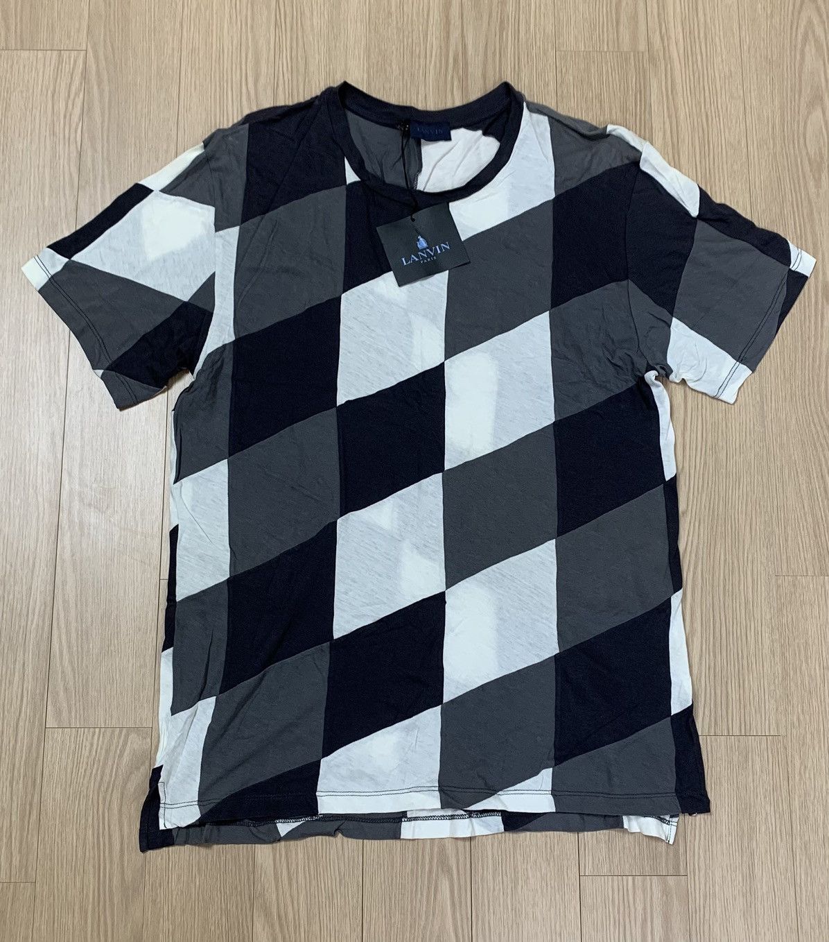 Lanvin Lanvin Patchwork T-shirt Size US S / EU 44-46 / 1 - 1 Thumbnail