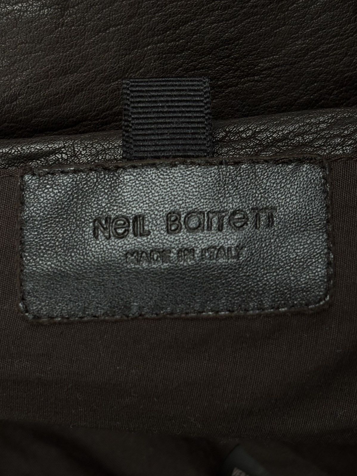 Neil Barrett Neil Barrett leather trench coat in dark brown Size US M / EU 48-50 / 2 - 16 Thumbnail