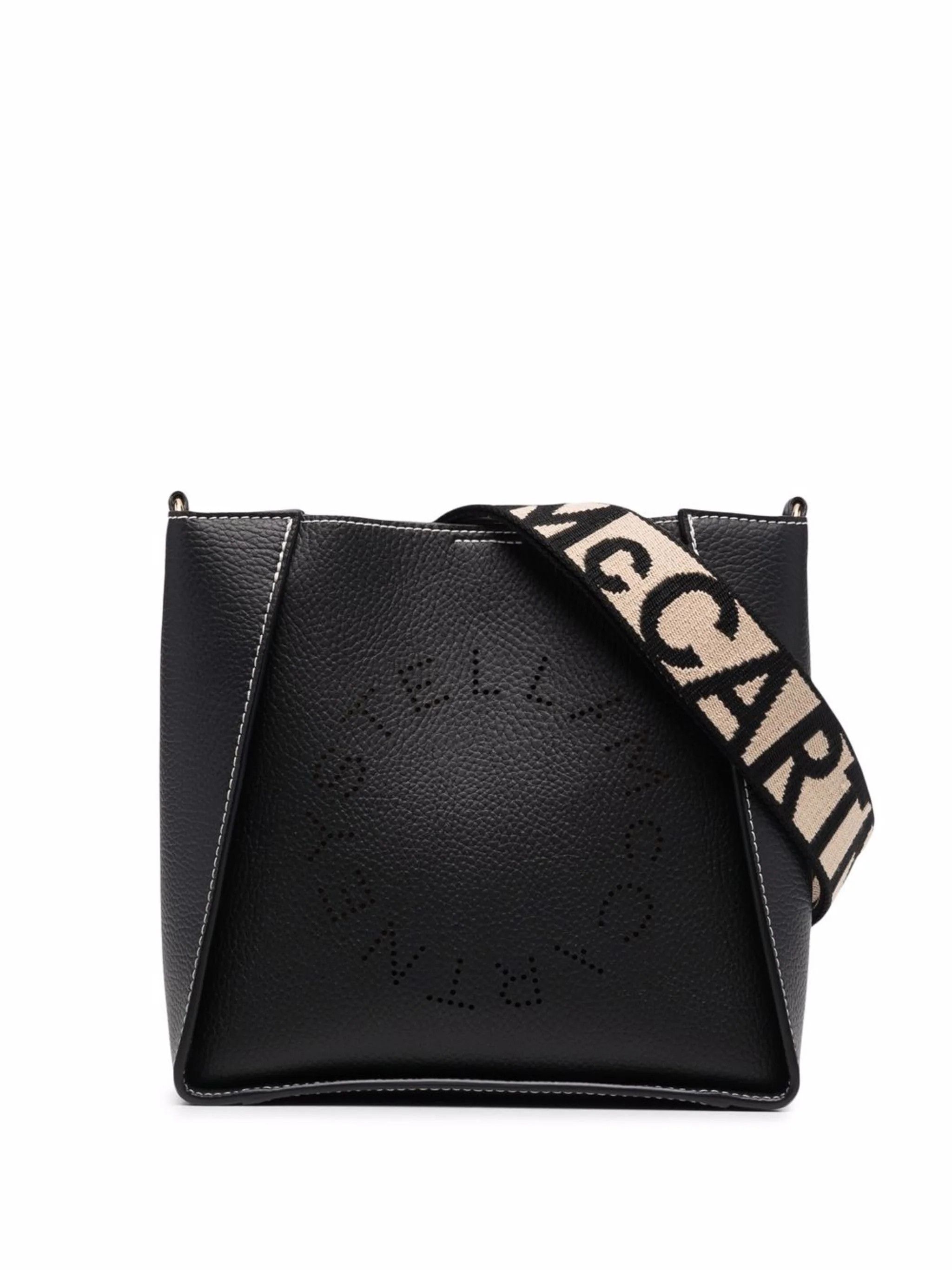 Stella McCartney o1s22i1n1024 Size: OS / Stella Logo Crossbody Bag in Black Size ONE SIZE - 1 Thumbnail