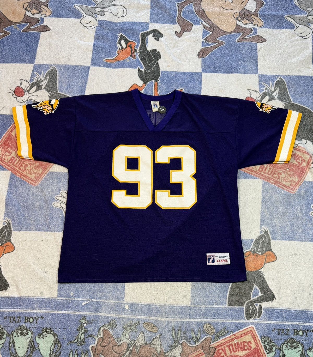 Logo 7 NFL Vintage Vintage Minnesota Vikings John Randle jersey Grailed