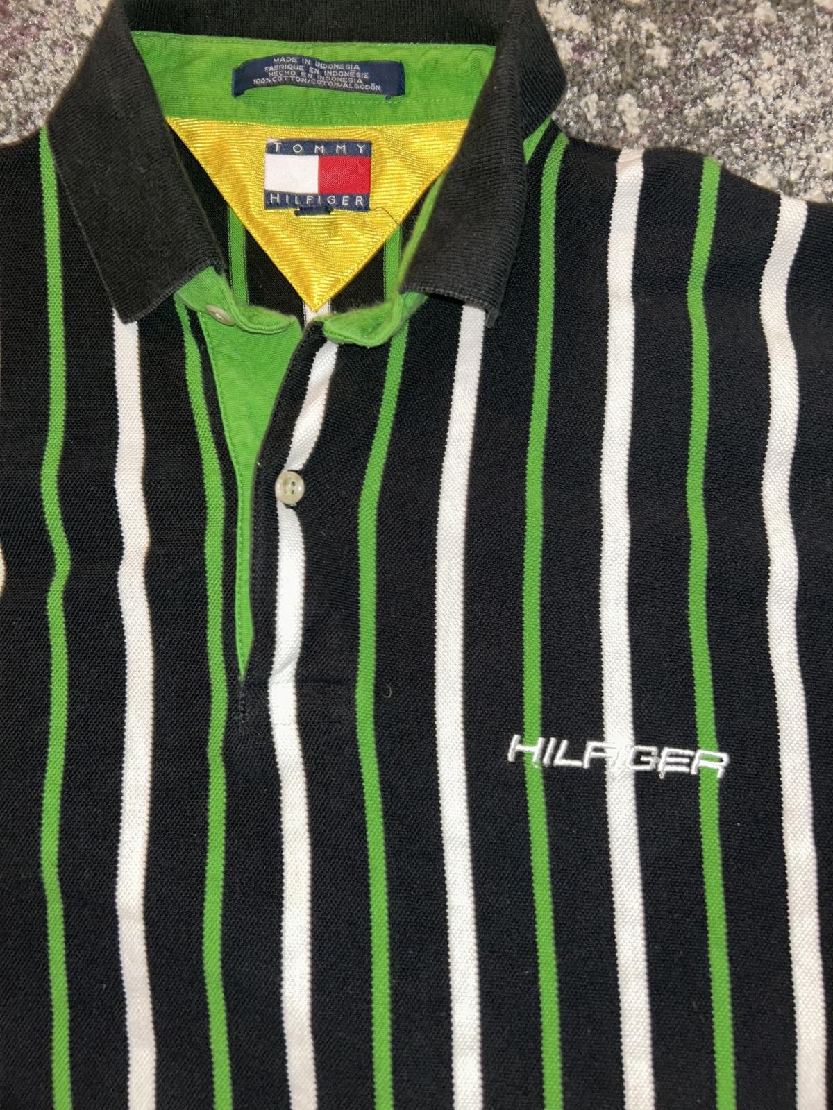 Tommy Hilfiger Vintage Tommy Hilfiger Men's Striped Polo Shirt Size US L / EU 52-54 / 3 - 2 Thumbnail