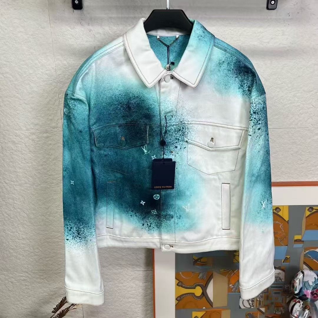 Louis Vuitton Louis Vuitton Starry Ink Denim Jacket Size US M / EU 48-50 / 2 - 1 Thumbnail
