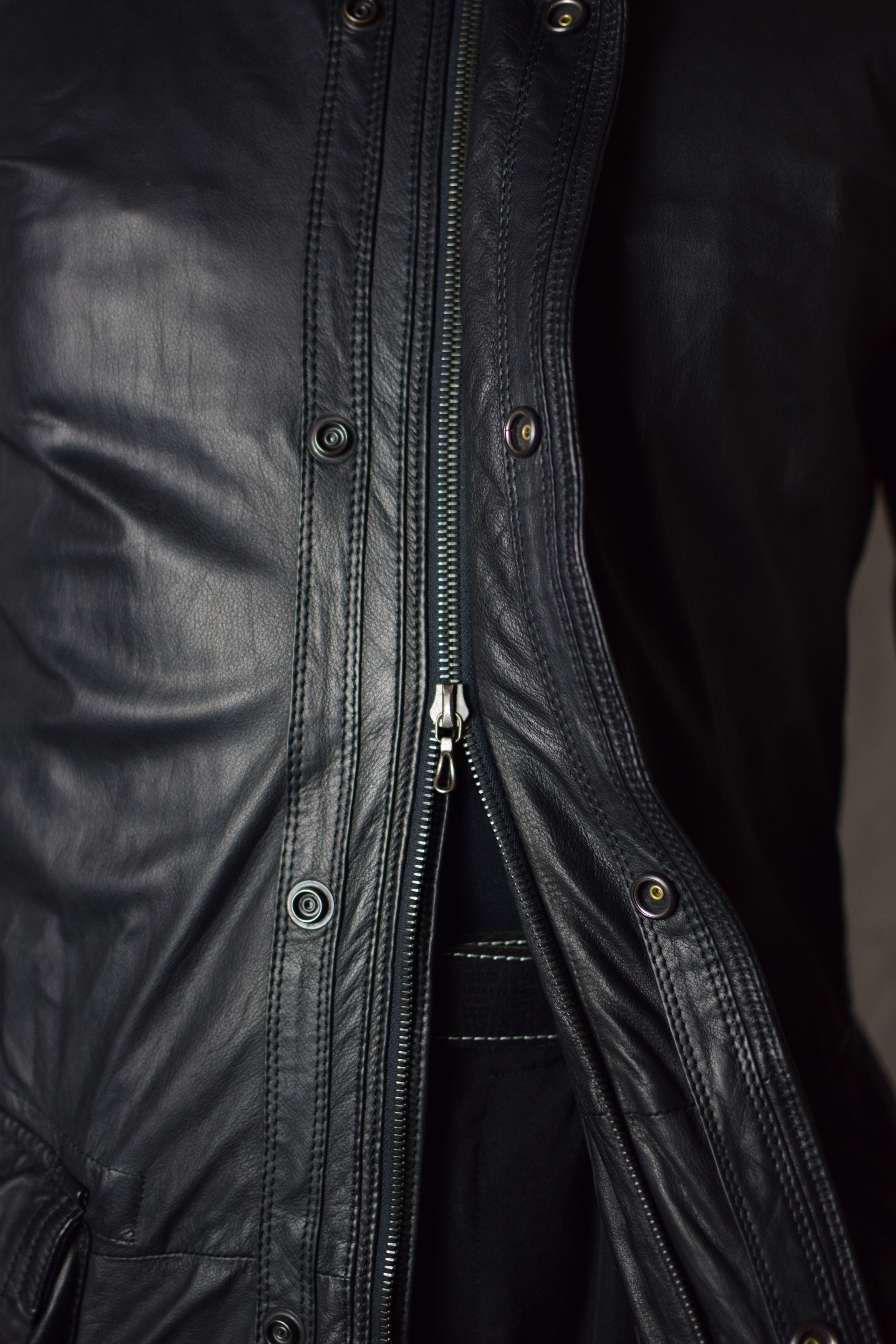 Julius Julius SS08 Leather Gasmask Coat - 217COM6 Size US M / EU 48-50 / 2 - 14 Thumbnail