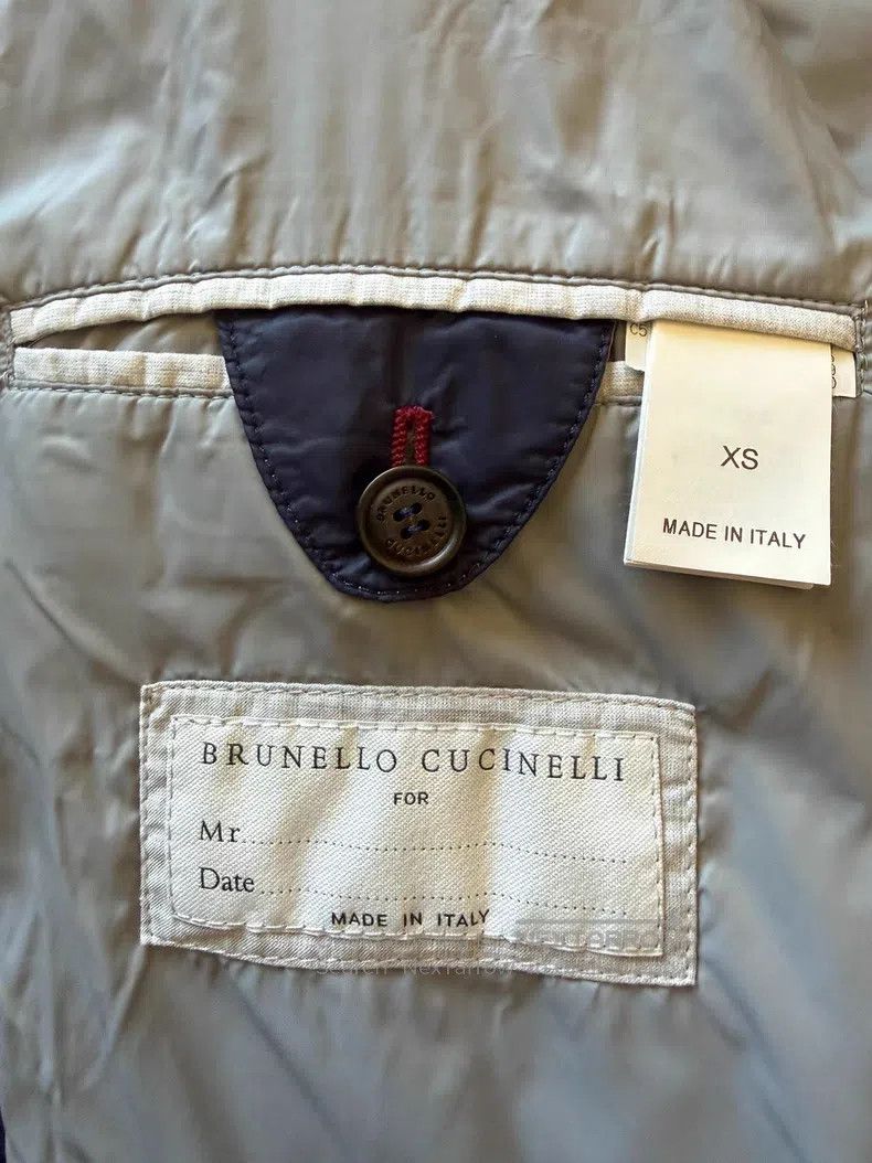 Brunello Cucinelli Brunello Cucinelli Classic Tech Nylon Hooded Goose Down Ja Size US XS / EU 42 / 0 - 6 Thumbnail