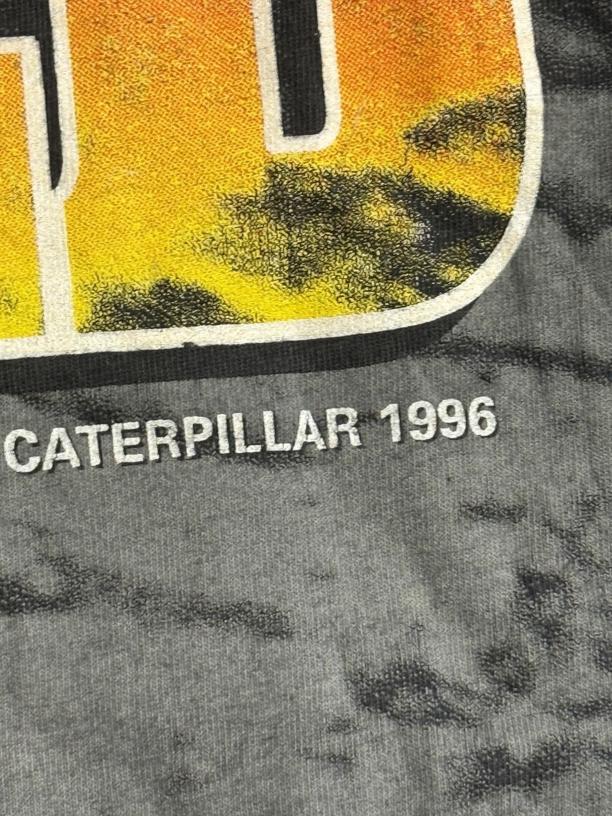 Hanes Vintage Caterpillar Construction T-shirt AOP CAT Tractor XXL Size US XXL / EU 58 / 5 - 5 Thumbnail