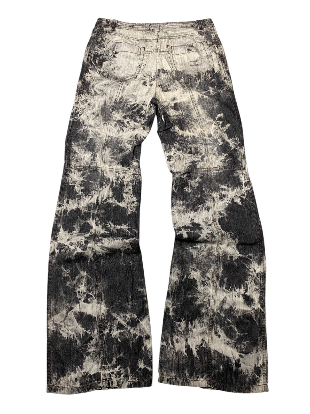 If Six Was Nine 2000's Intellection Seawash Flared Jeans Size US 27 - 2 Thumbnail