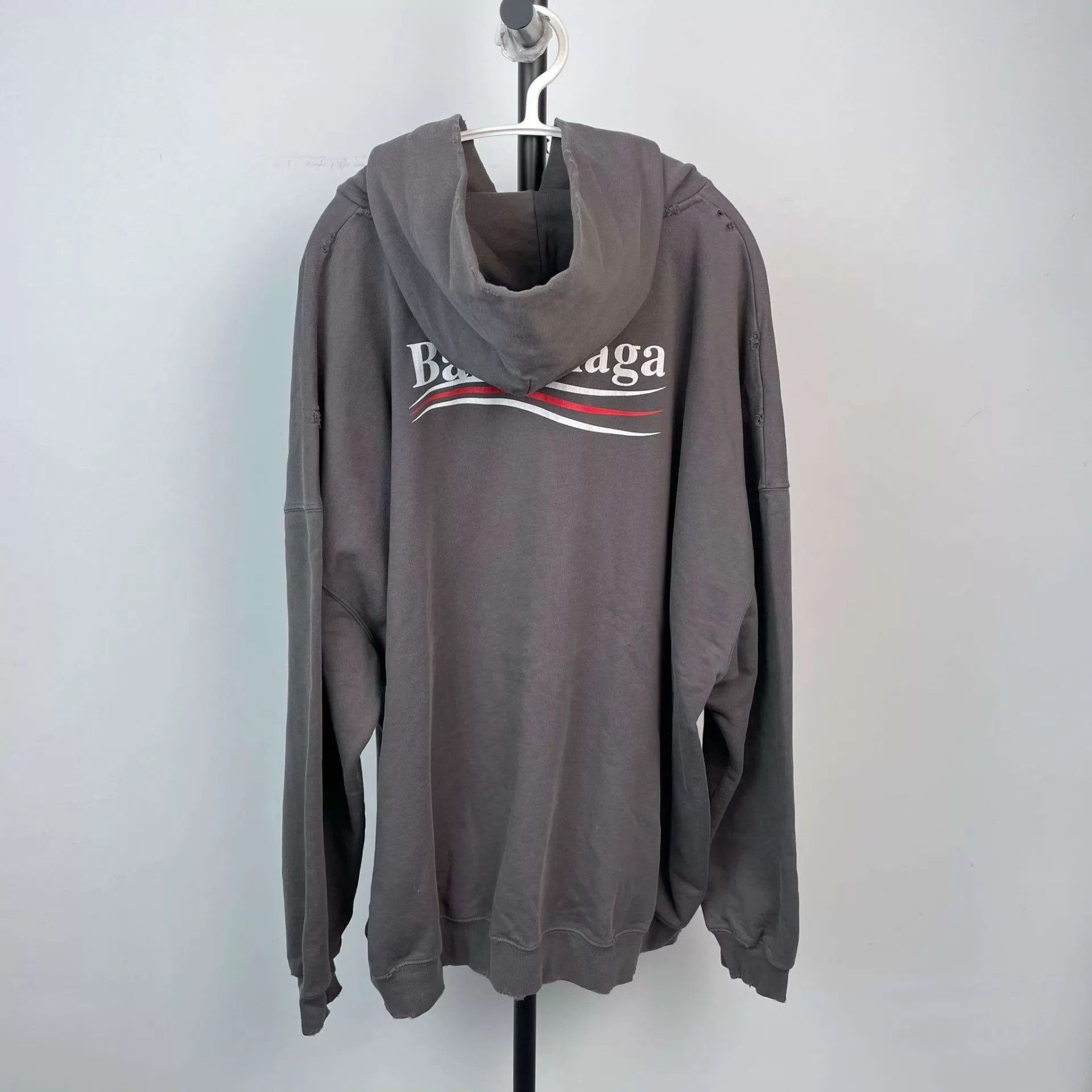 Balenciaga Balenciaga 95 New Gray Hoodie L Size US L / EU 52-54 / 3 - 2 Thumbnail