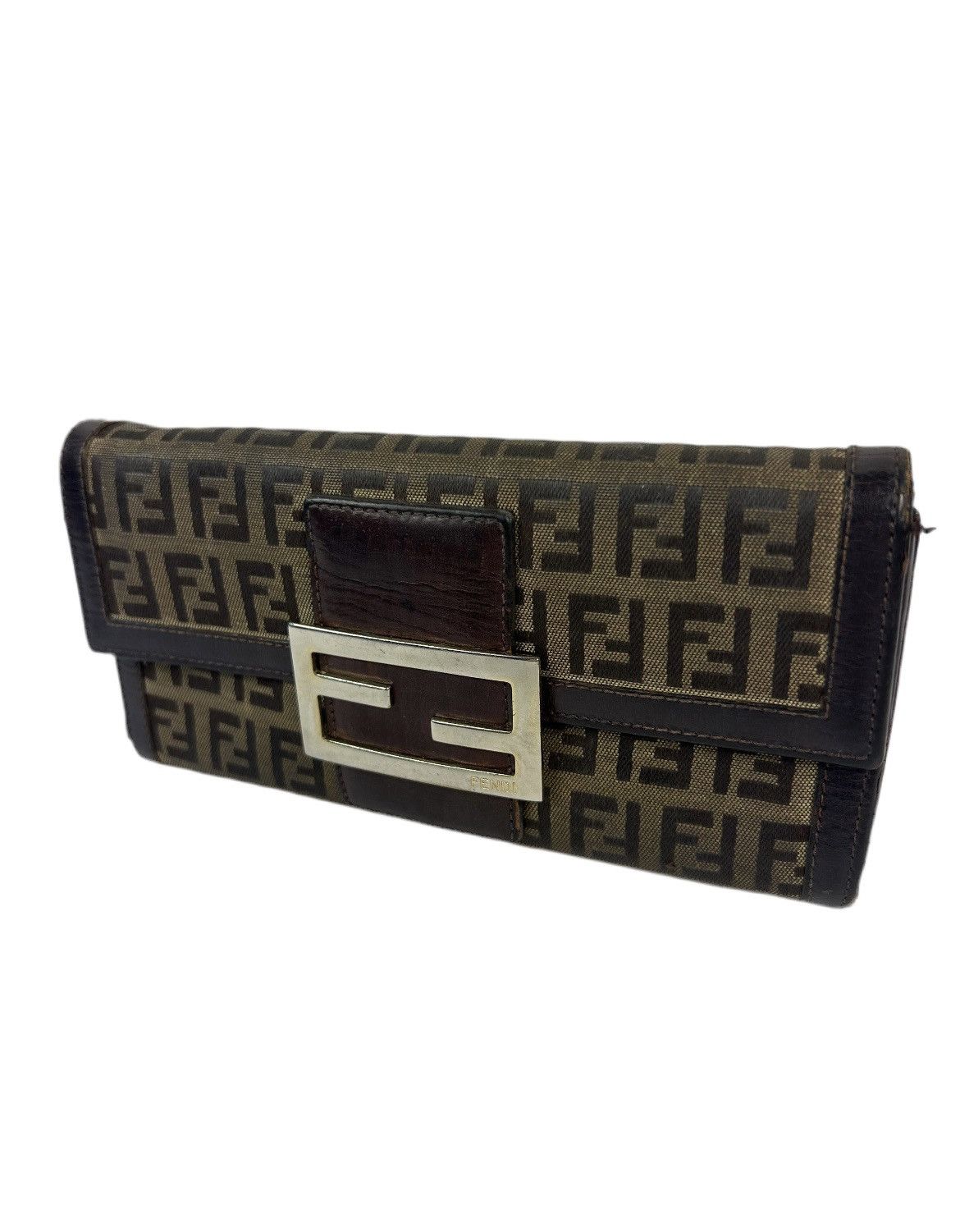 Fendi Fendi Zucca Monogram Long Wallet Size ONE SIZE - 1 Thumbnail
