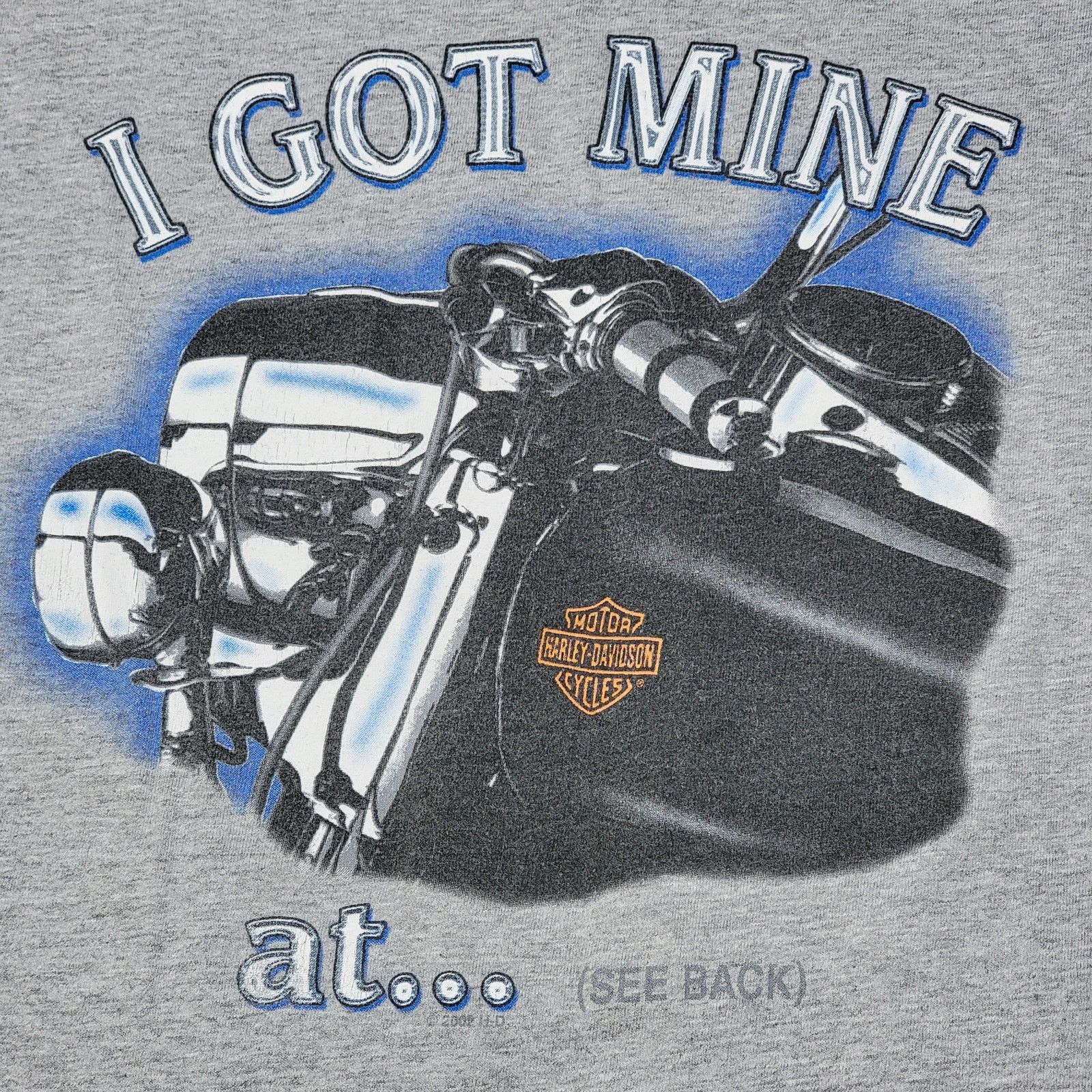 Harley Davidson Harley Davidson Grey Unisex Tee Stafford Texas - Size Medium Size US M / EU 48-50 / 2 - 2 Thumbnail