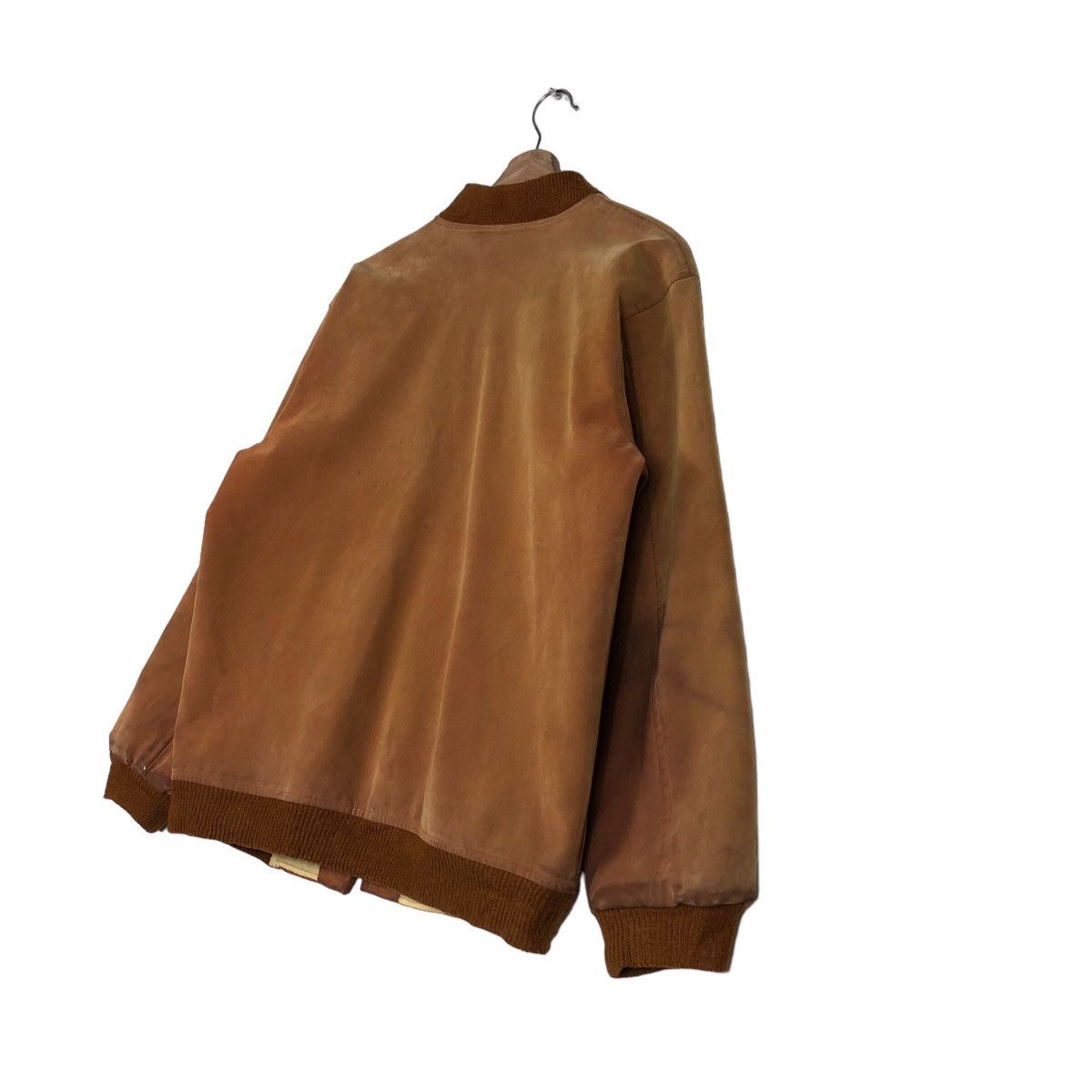 Japanese Brand 🔥Vintage Hi Suede Zipper Bomber Jacket Inspire Issey Miyake Size US L / EU 52-54 / 3 - 10 Thumbnail