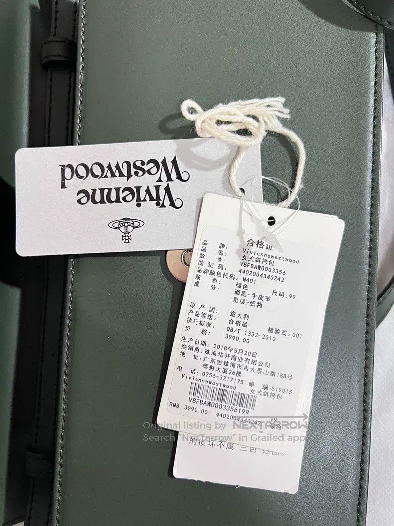 Vivienne Westwood Vivienne Westwood size os Dark green envelope women's bag Size ONE SIZE - 5 Thumbnail
