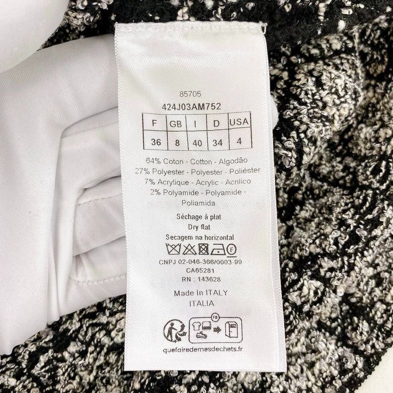 Dior Dior Tweed plaid skirt Size 24" / US 00 / IT 34 - 7 Thumbnail