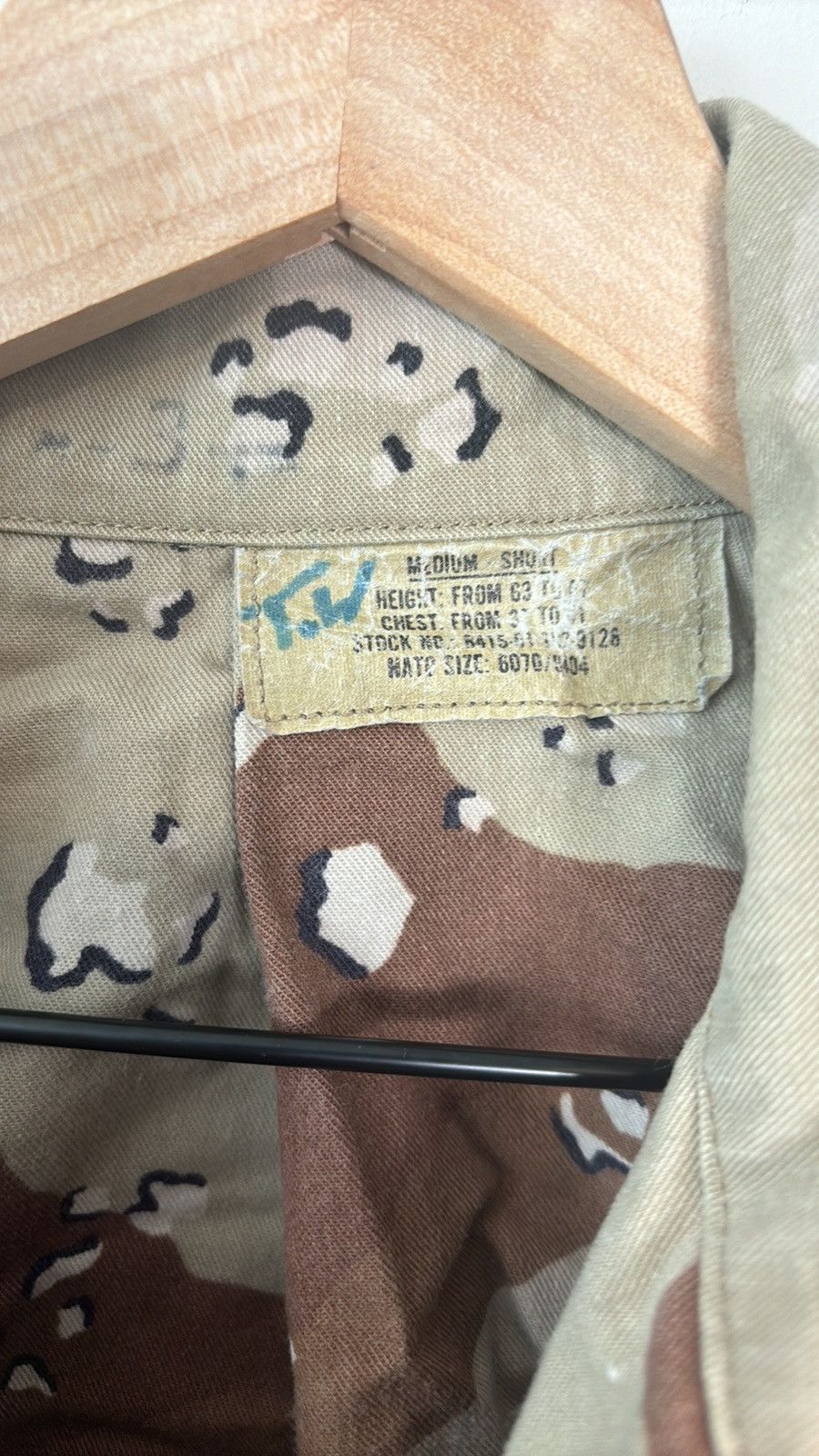 Vintage Vintage USMC Desert Camo Fatigue Shirt Size US M / EU 48-50 / 2 - 3 Thumbnail