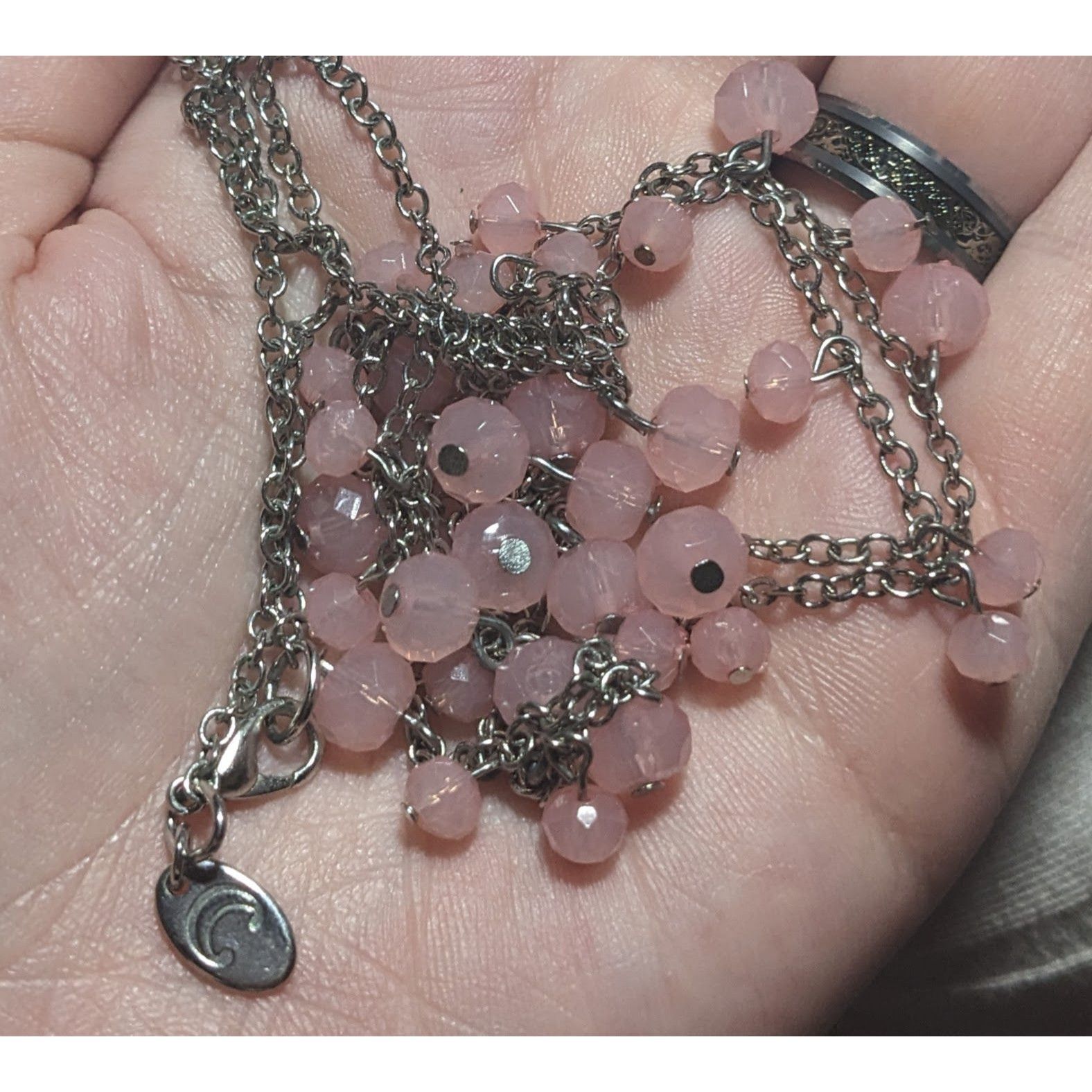 Other Charming Charlie Pink And Silver Necklace Size ONE SIZE - 9 Thumbnail