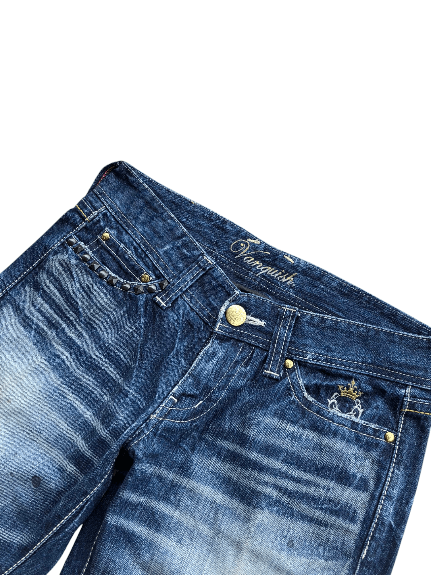 If Six Was Nine × Le Grande Bleu (L.G.B.) × Vanquish Vanquish flared denim Size US 30 / EU 46 - 6 Thumbnail