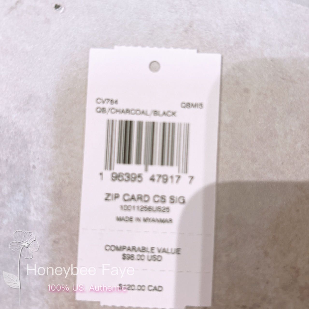 Coach Zip Card Case In Signature CV764 Size ONE SIZE - 6 Thumbnail
