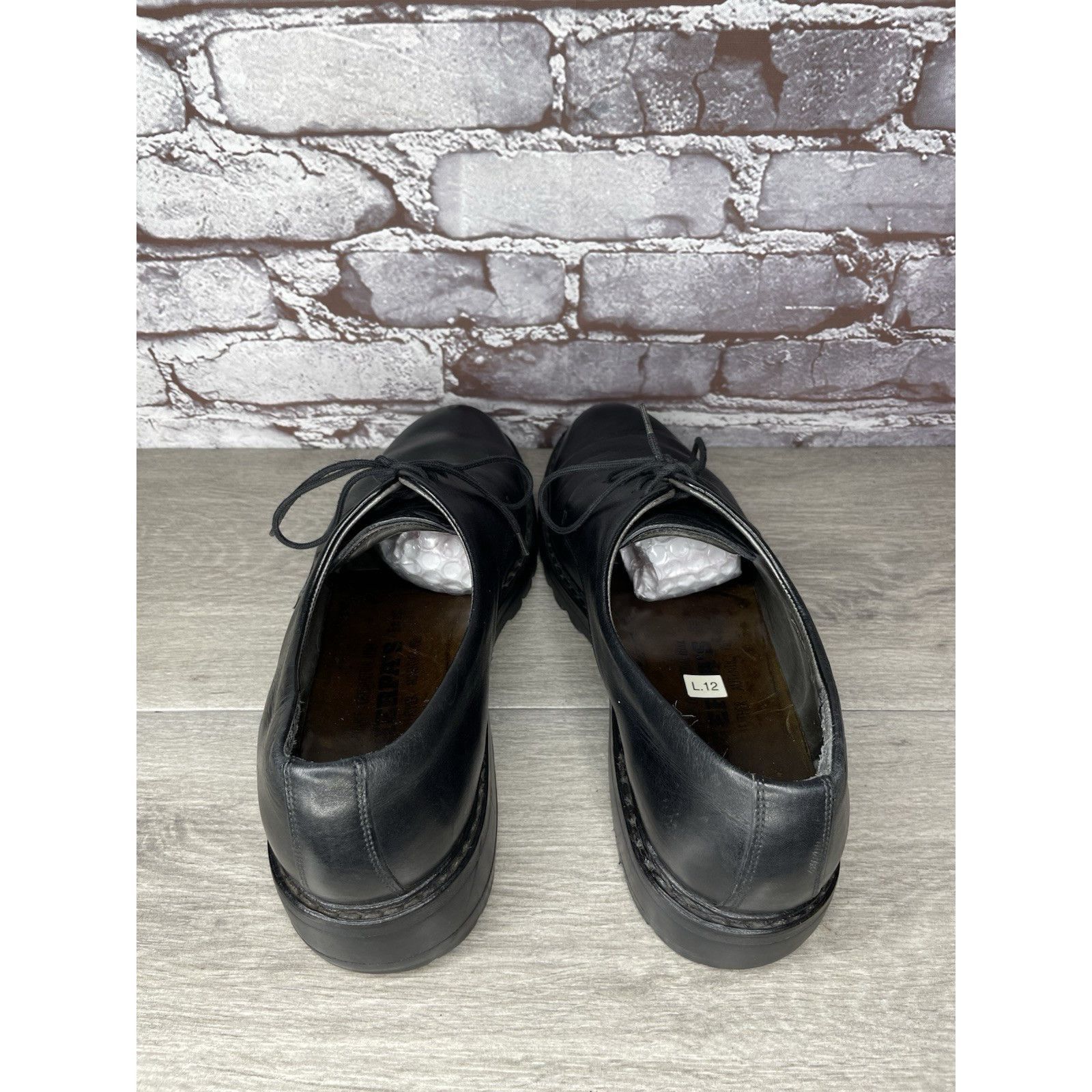Mephisto Mephisto Sherpa's Black Leather Lace Up Heel Oxfords Shoes M Size US 10.5 / EU 43-44 - 17 Thumbnail
