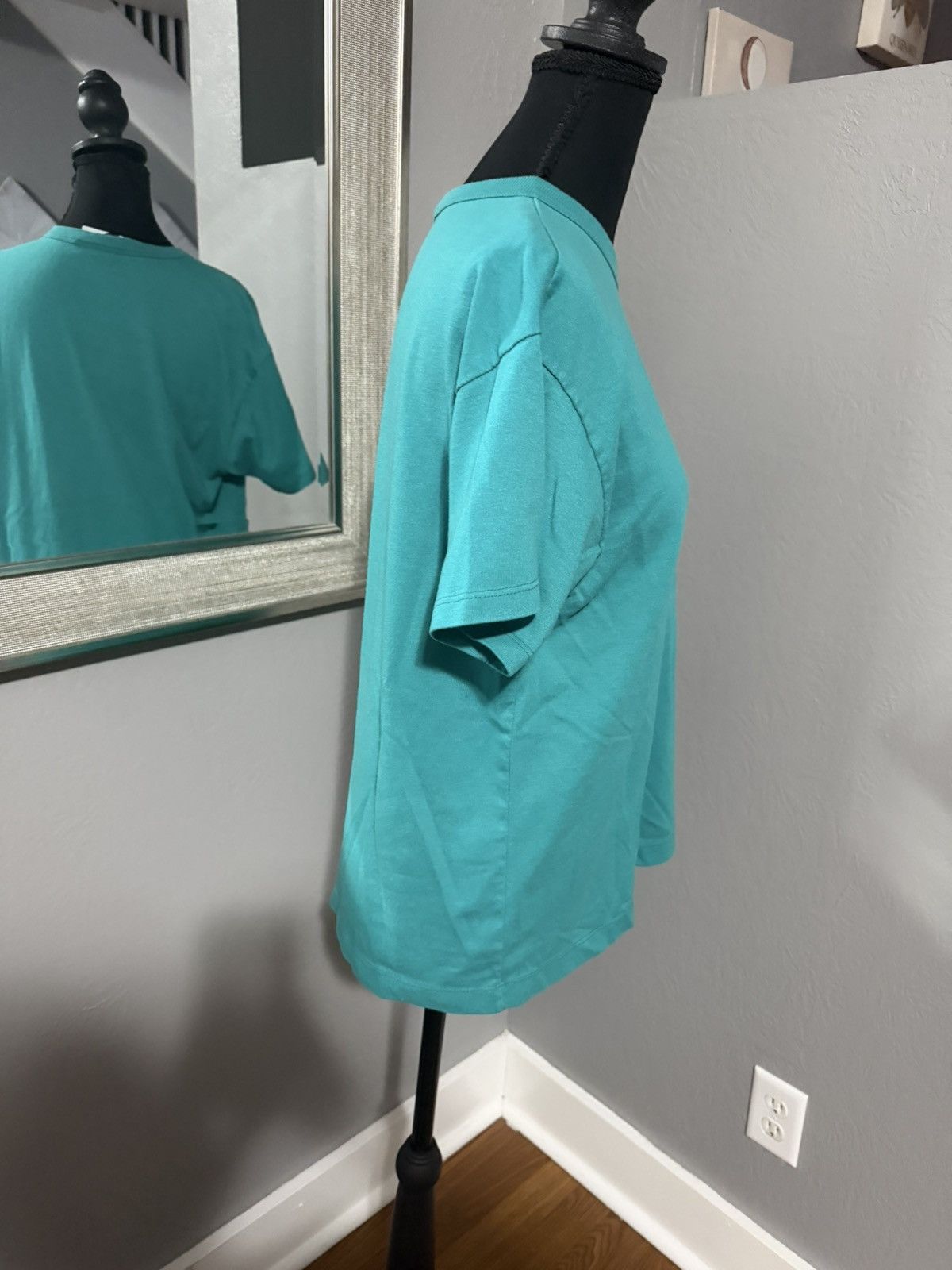 Hang Ten VTG 90’s Hang Ten Teal Aqua Blank Pocket Tee Surf Medium Size US M / EU 48-50 / 2 - 5 Thumbnail