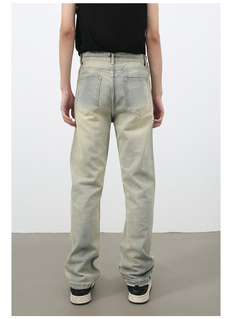 Japanese Brand × Jean Japanese retro distressed washed straight jeans Size US 32 / EU 48 - 5 Thumbnail